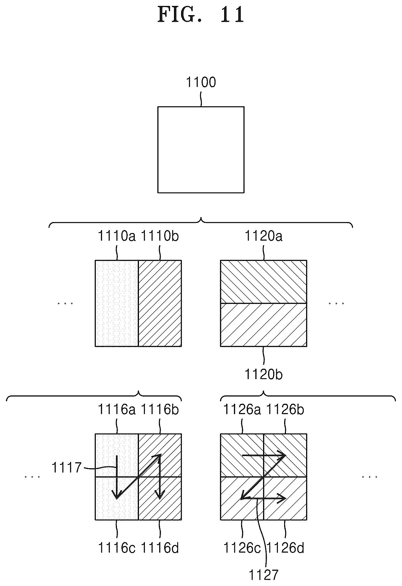Patent US12581111 Figure 11 – Encoding and decoding method and device for determining a decoding order between a left and a right lower blocks