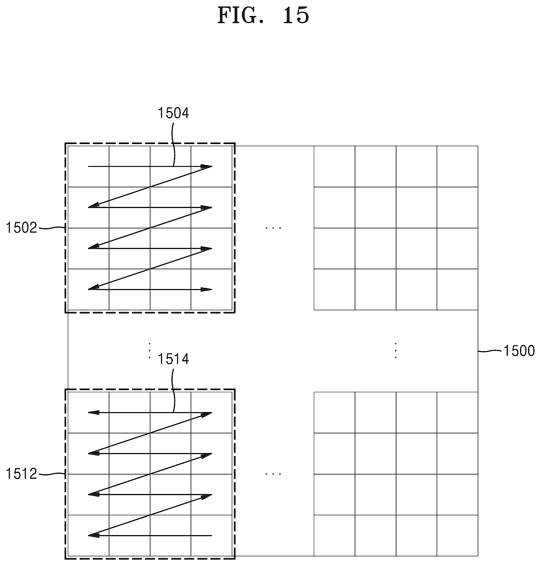 Patent US12581111 Figure 15 – Encoding and decoding method and device for determining a decoding order between a left and a right lower blocks