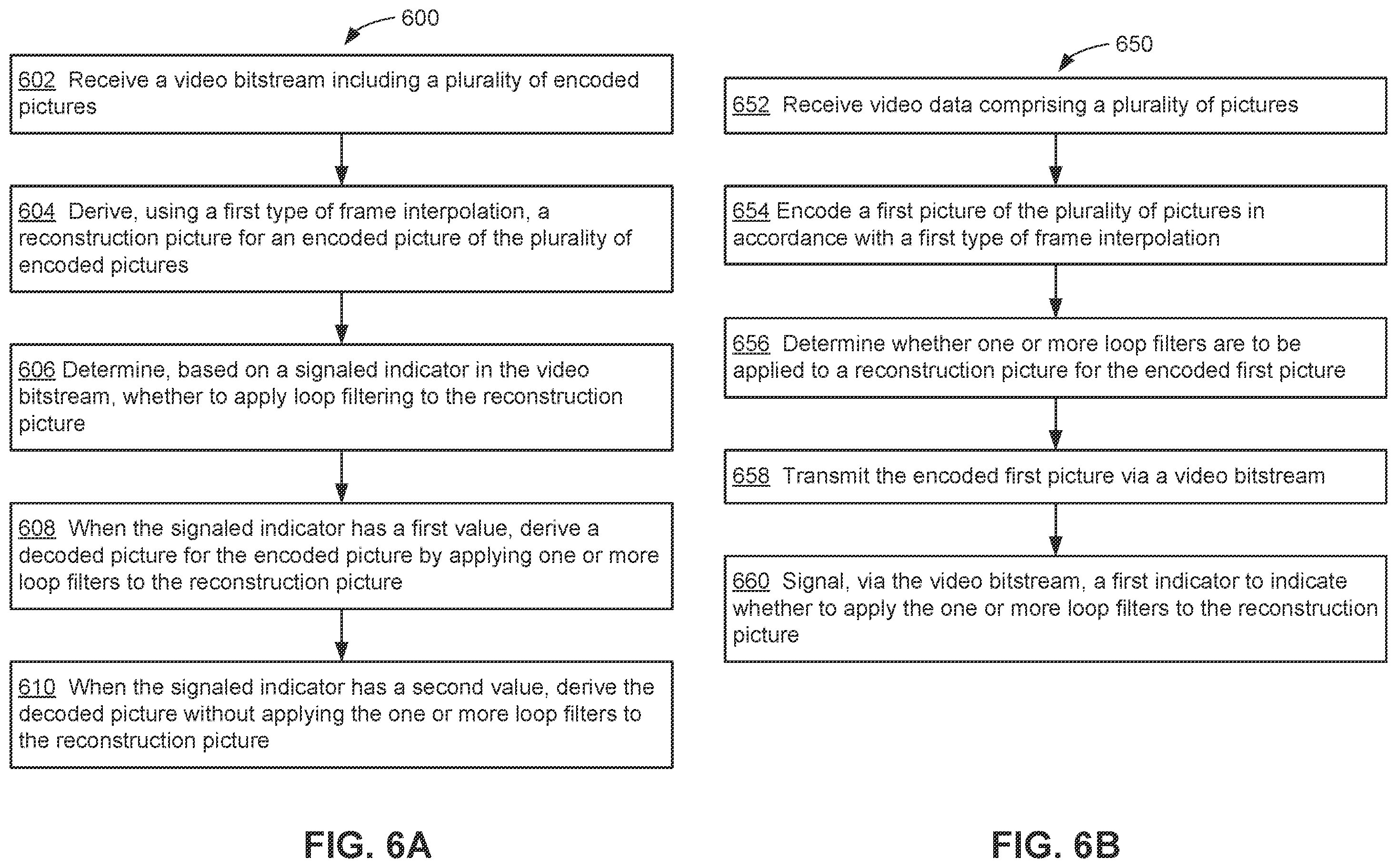 Patent US12581128 Figure 7 – Systems and methods of frame interpolation with loop filtering