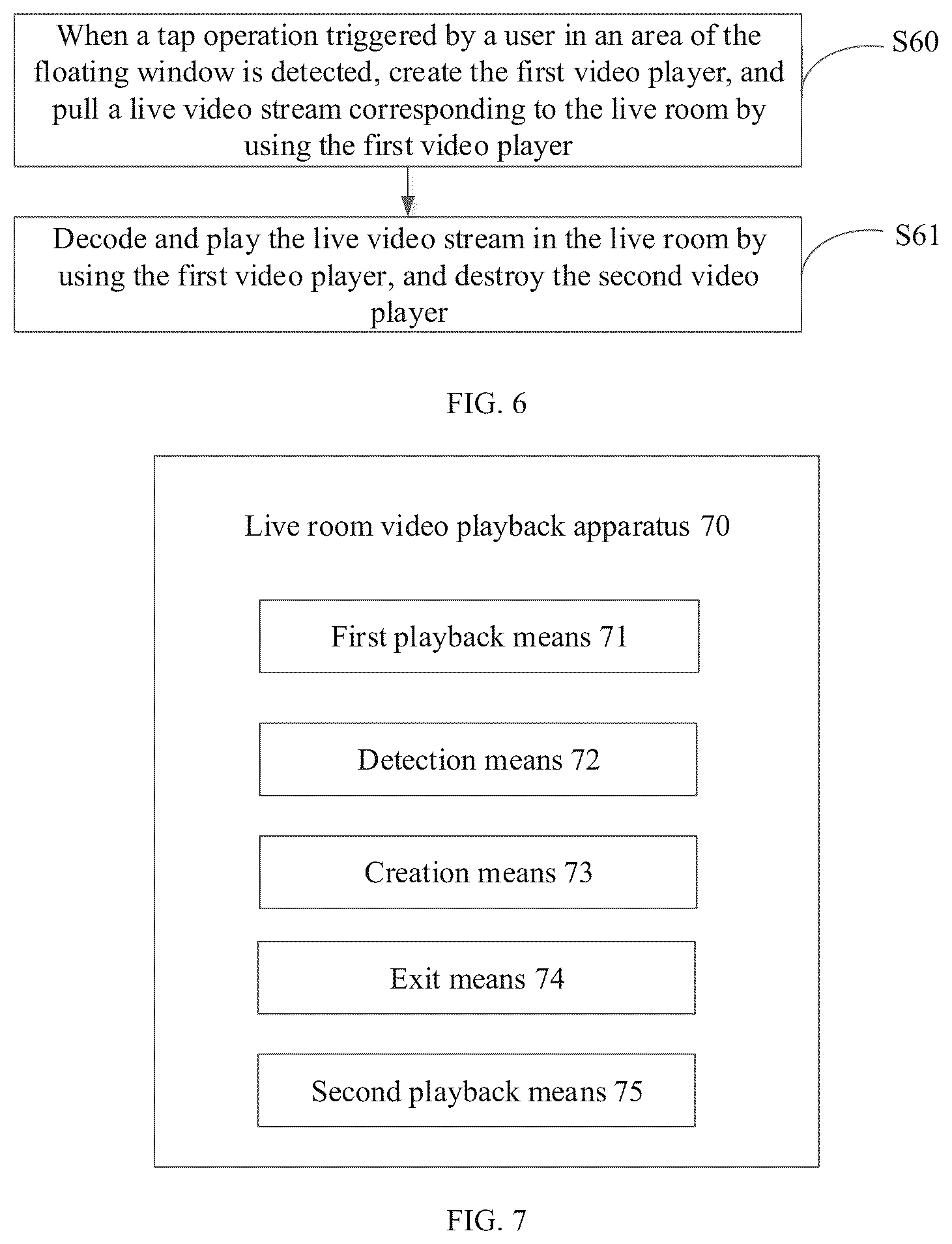 Patent US12581138 Figure 3 – Live room video playback