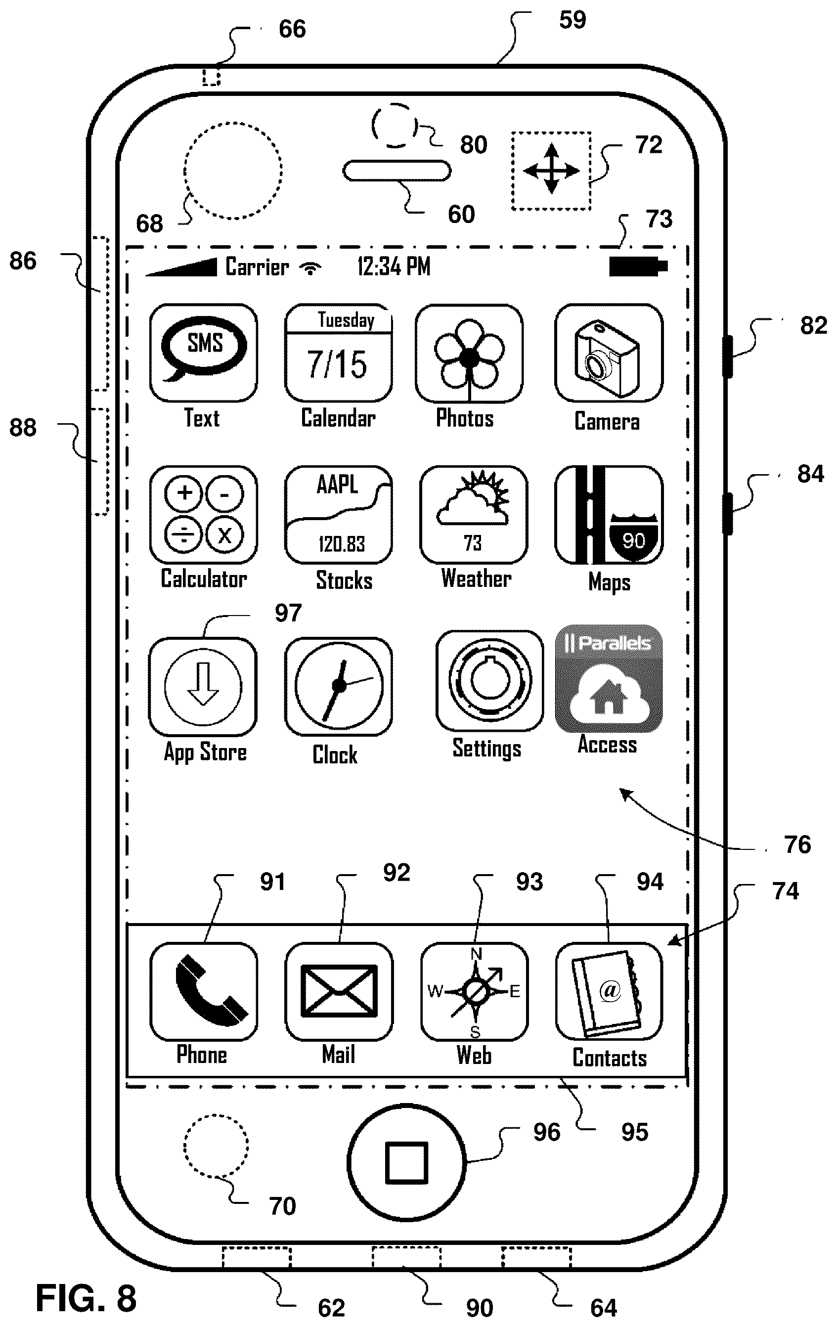 Patent US12581139 Figure 6 – Restaurant service with open video surveillance during the order cooking and delivery