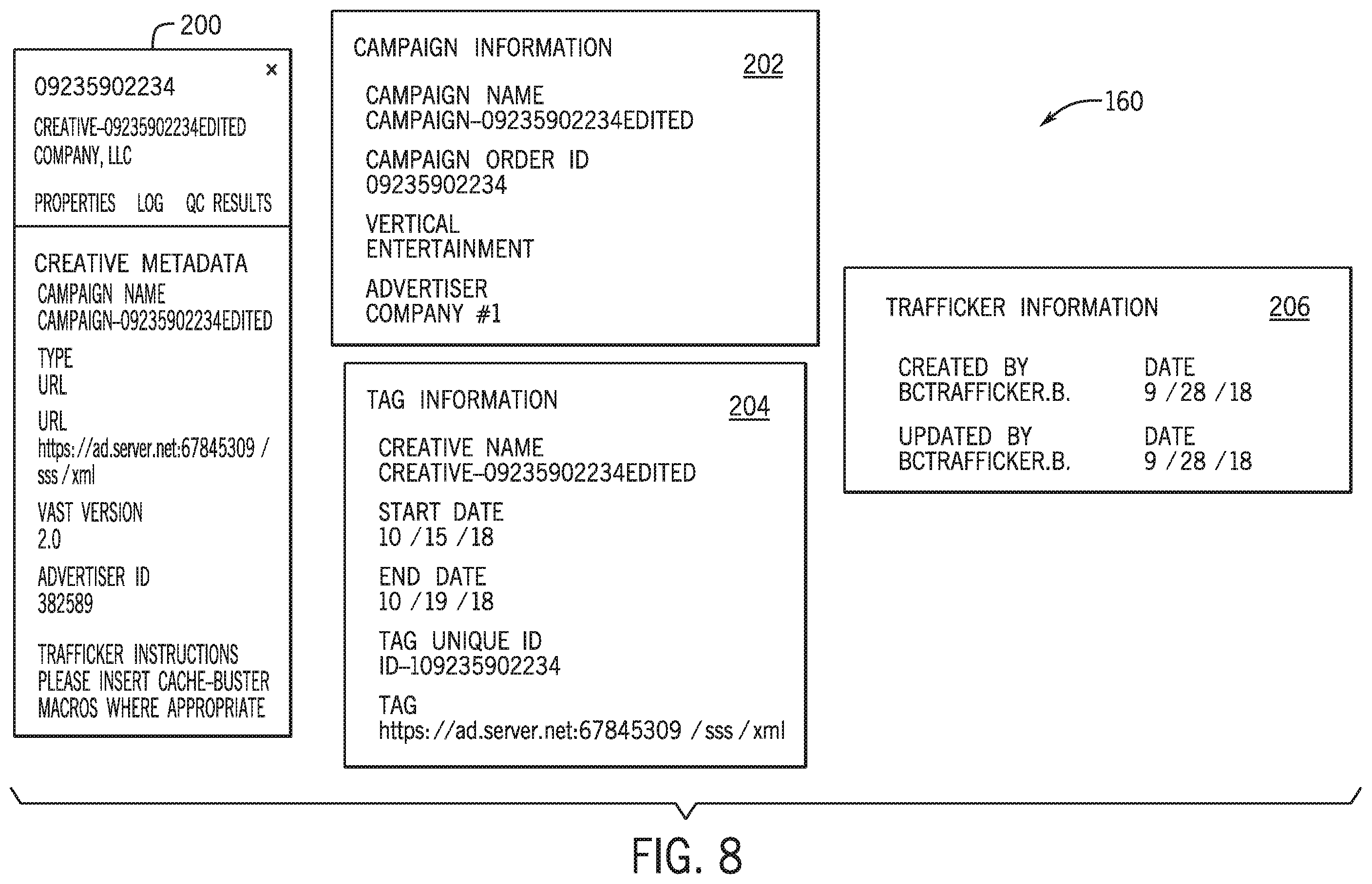 Patent US12581147 Figure 8 – Systems and methods for controlling quality of content