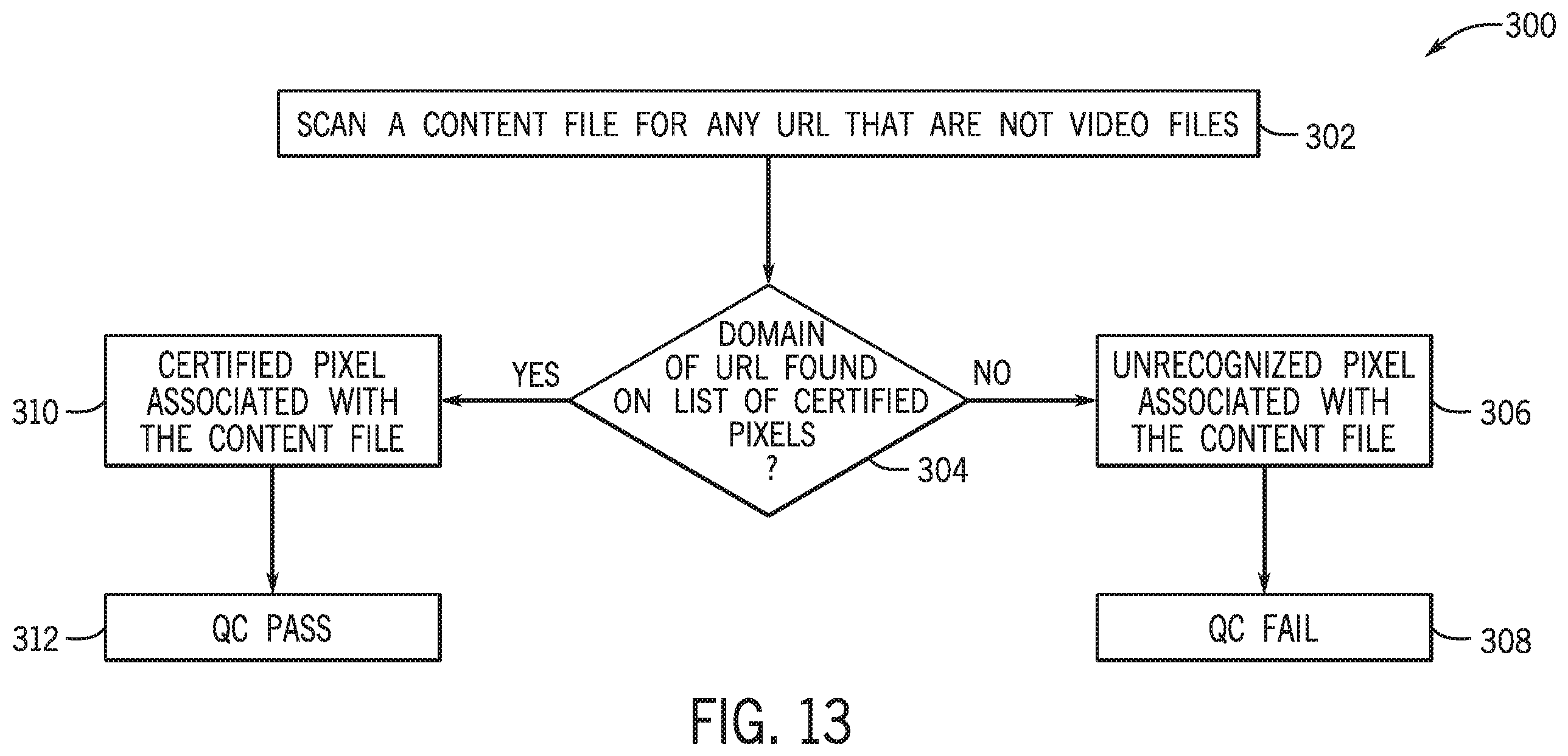 Patent US12581147 Figure 13 – Systems and methods for controlling quality of content