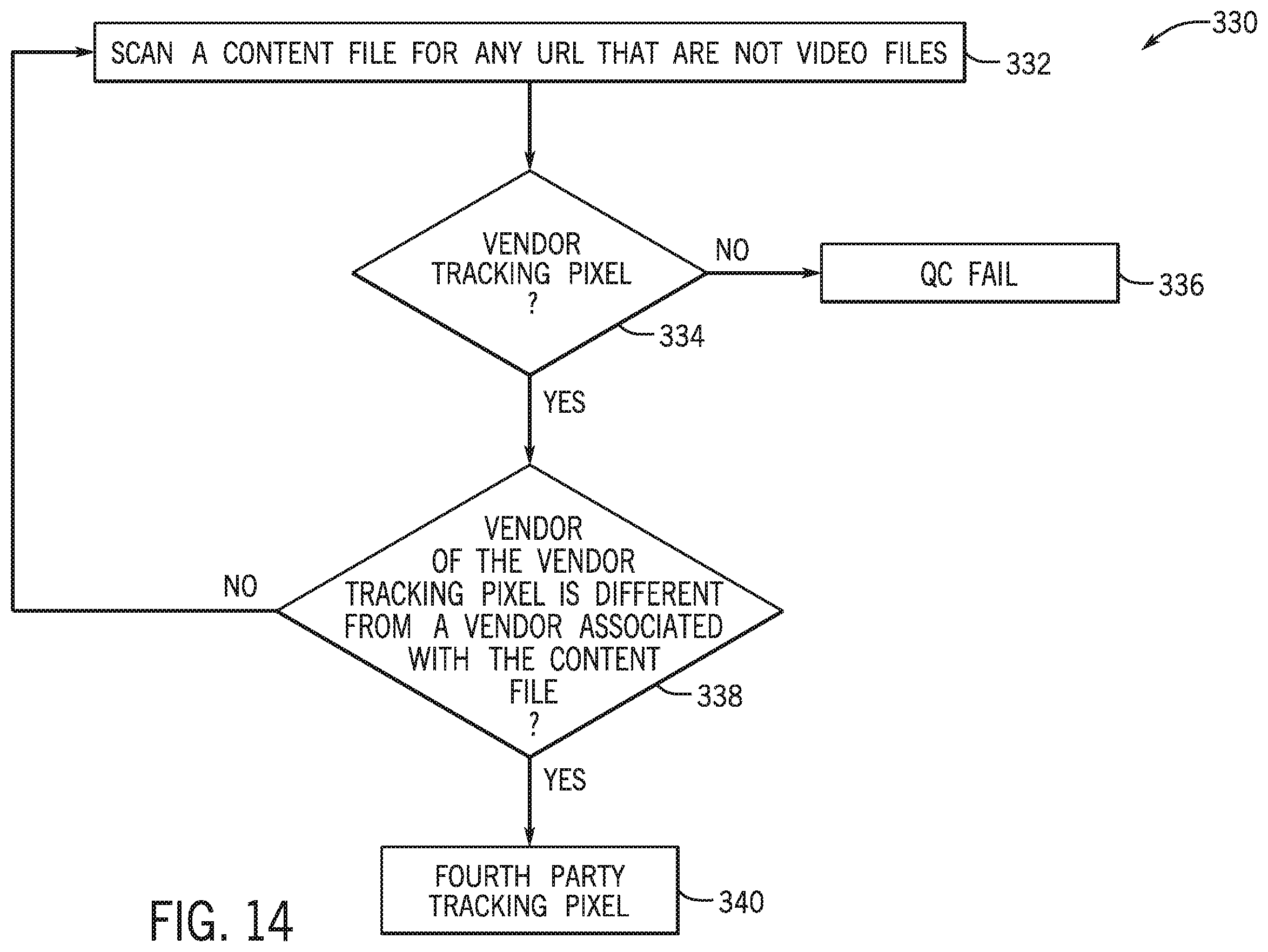 Patent US12581147 Figure 14 – Systems and methods for controlling quality of content