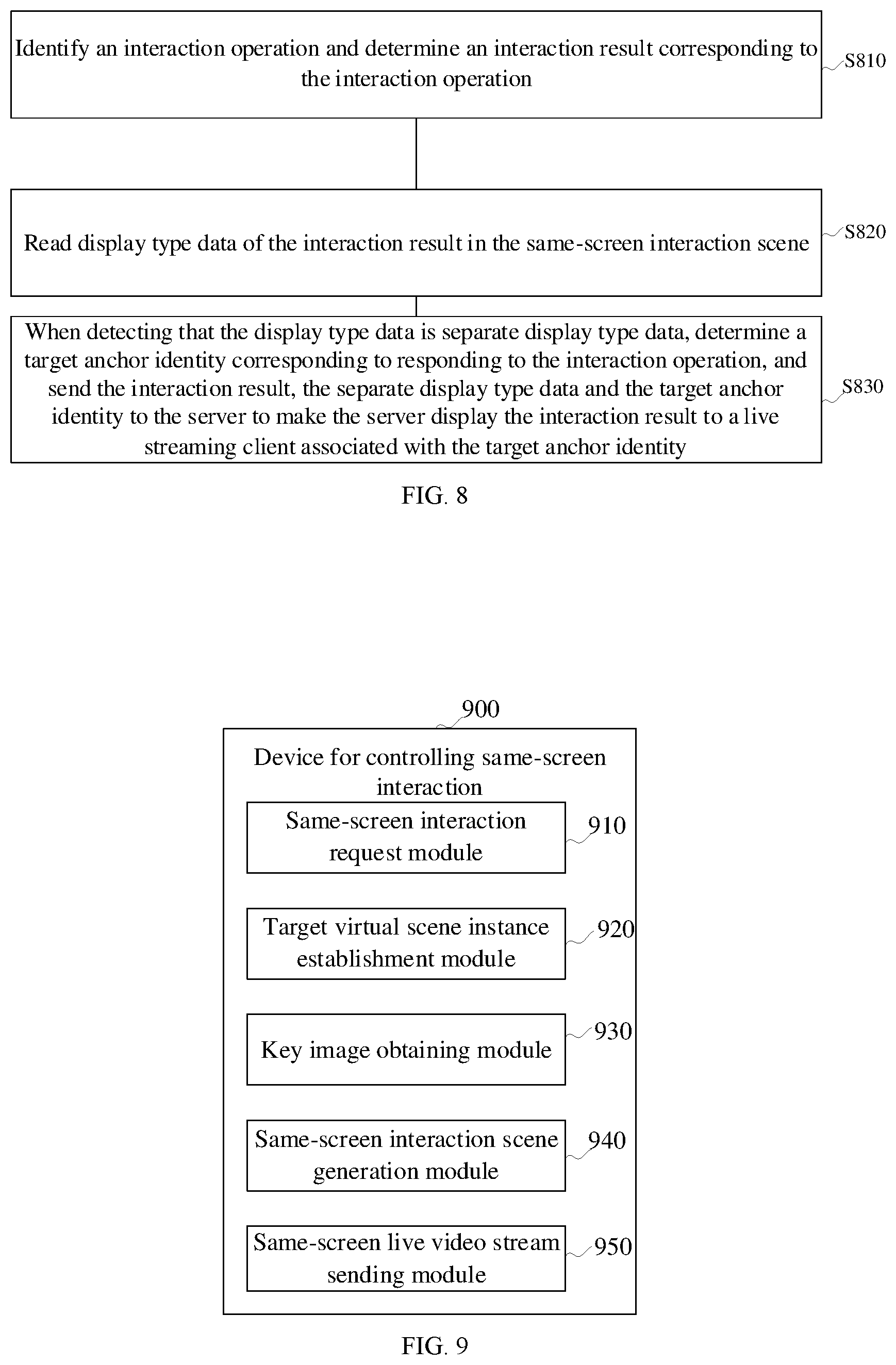 Patent US12581152 Figure 5 – Same-screen interaction control method and apparatus, and electronic device and non-transitory storage medium