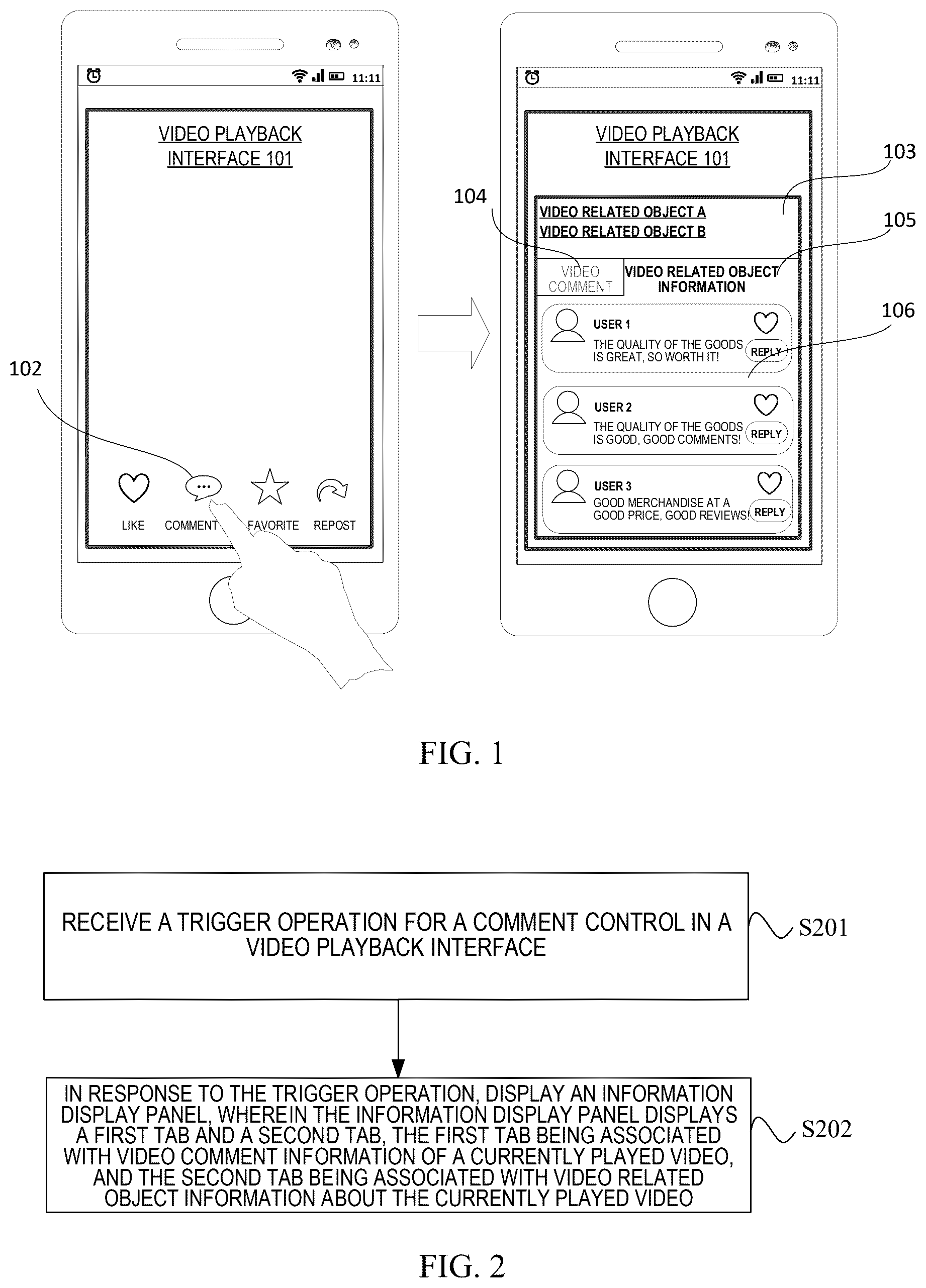 Patent US12581154 Figure 1 – Method, device, storage medium and program product for video information display