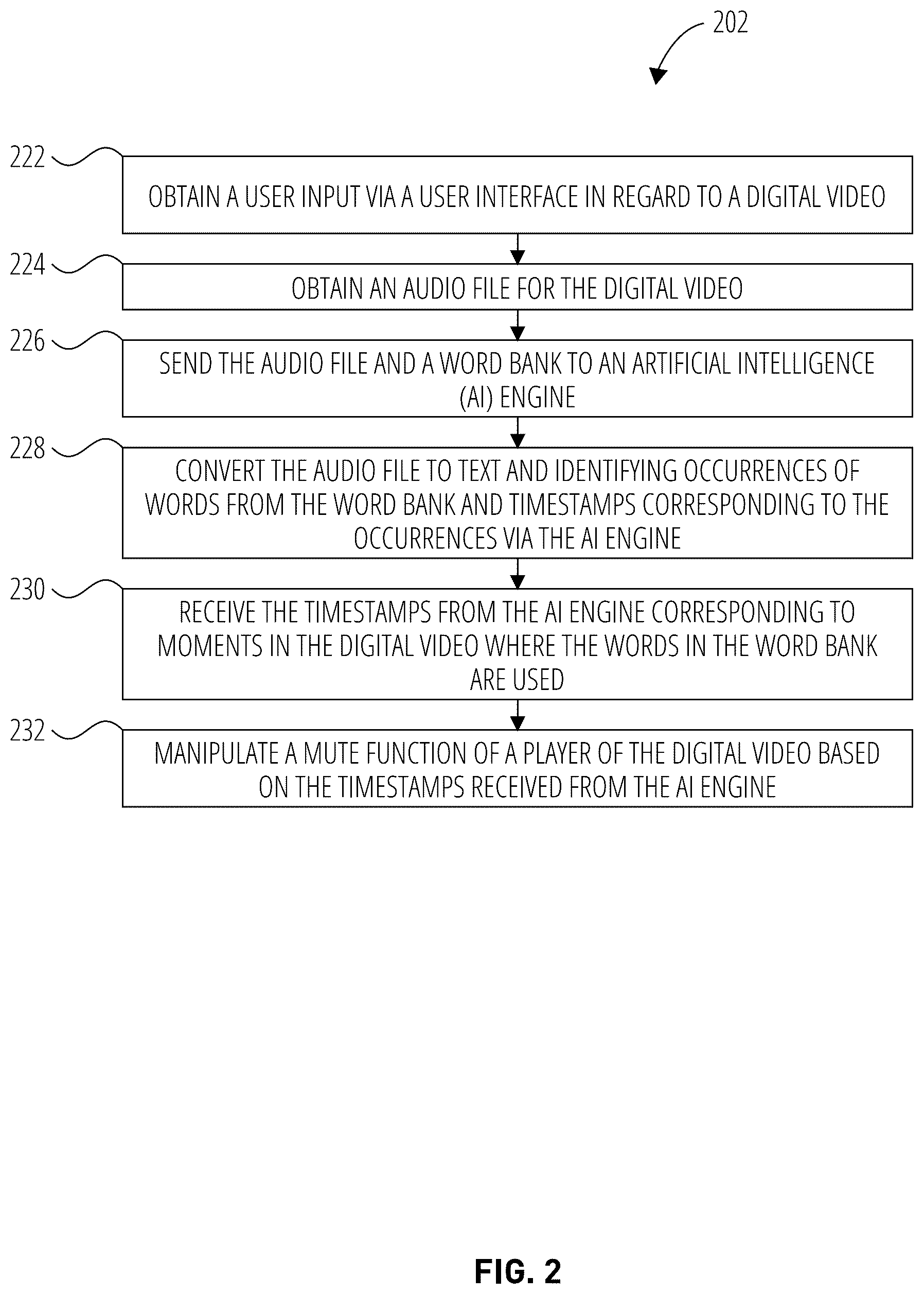 Patent US12581158 Figure 2 – System for censoring digital media