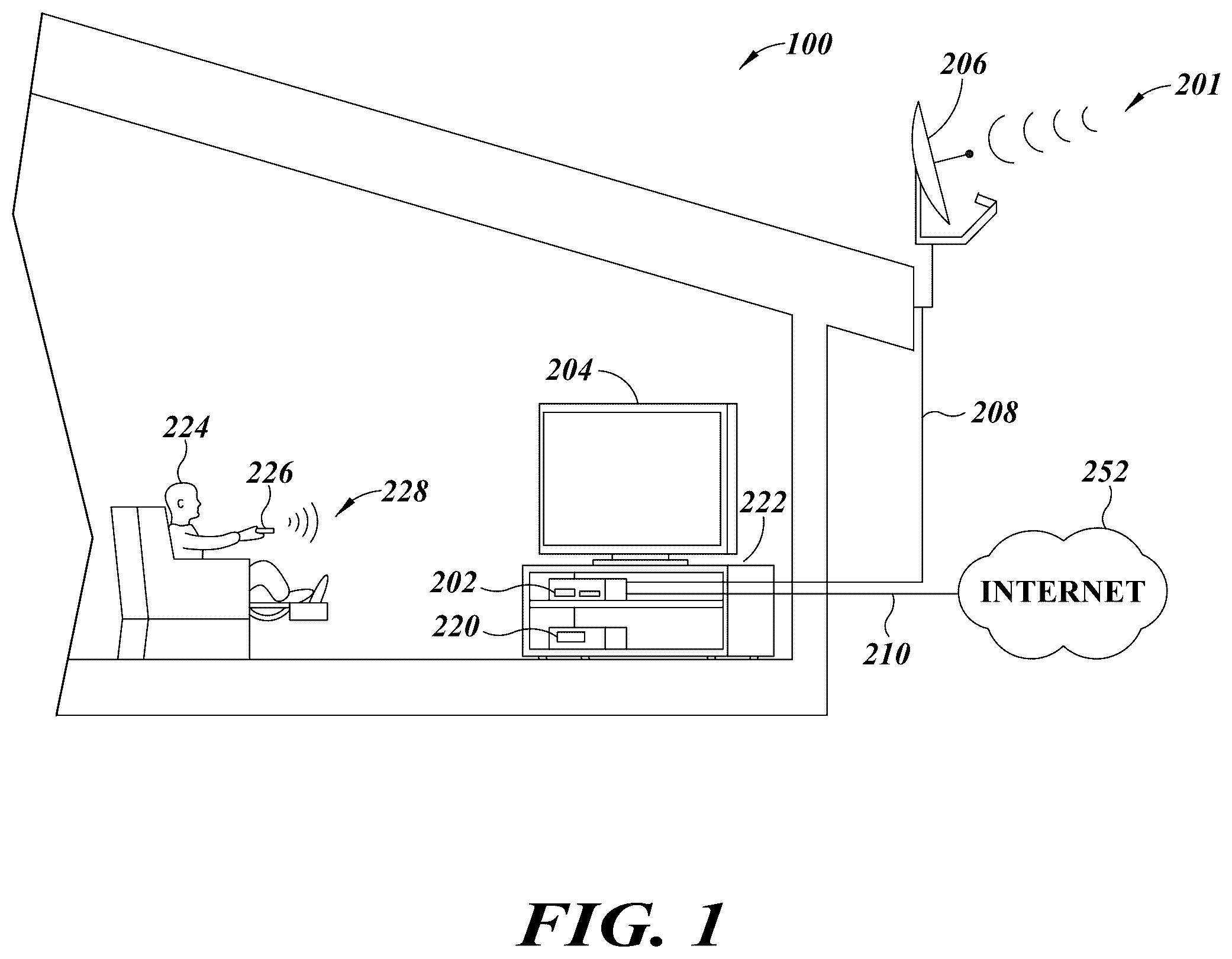 Patent US12581167 Figure 1 – Dynamic content selection menu