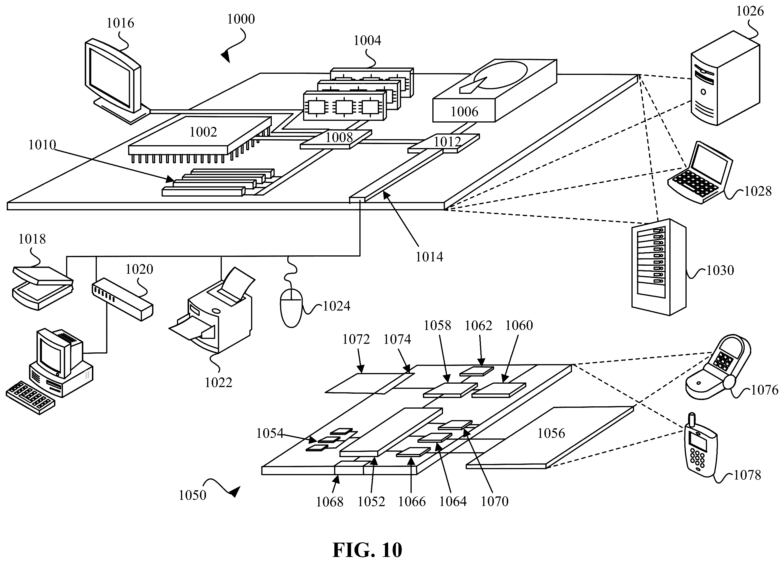 Patent US12581172 Figure 10 – Network monitoring to determine performance of infrastructure service providers