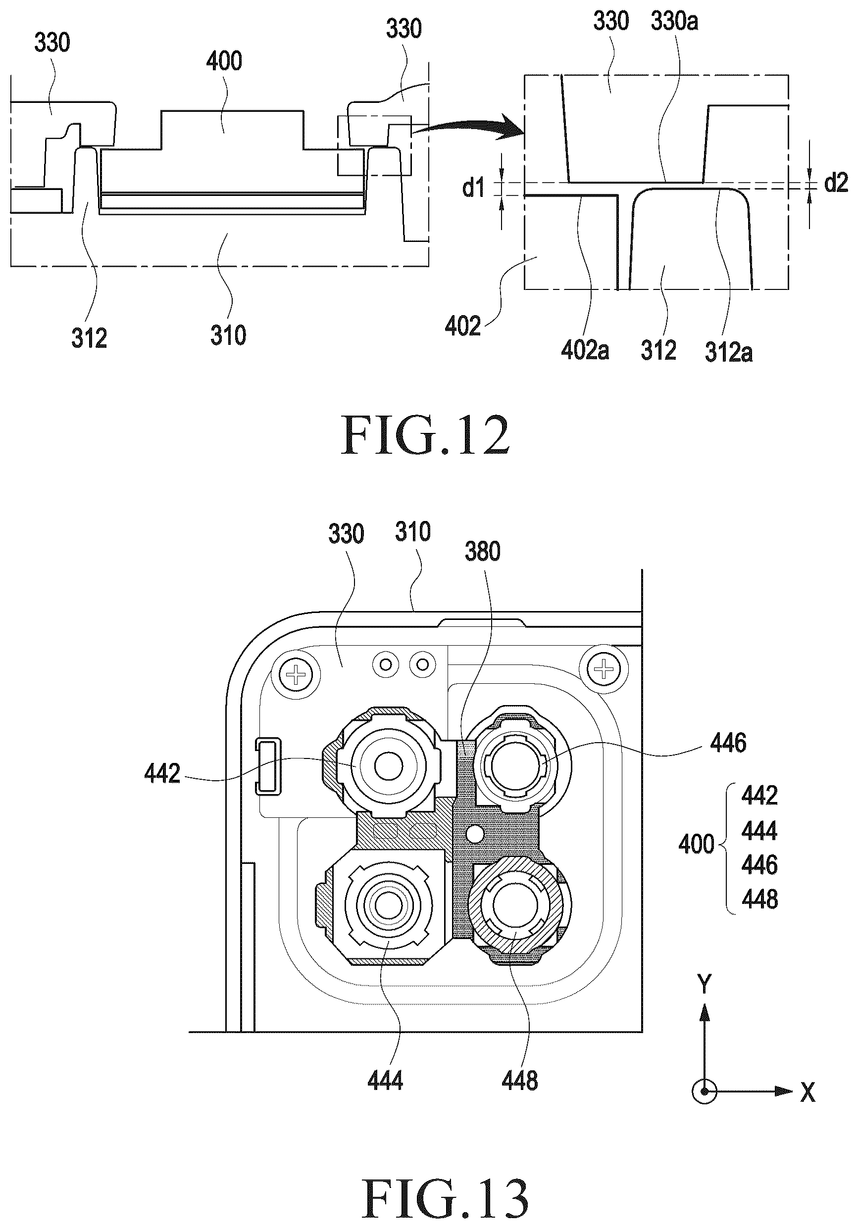 Patent US12581174 Figure 10 – Electronic device including camera module