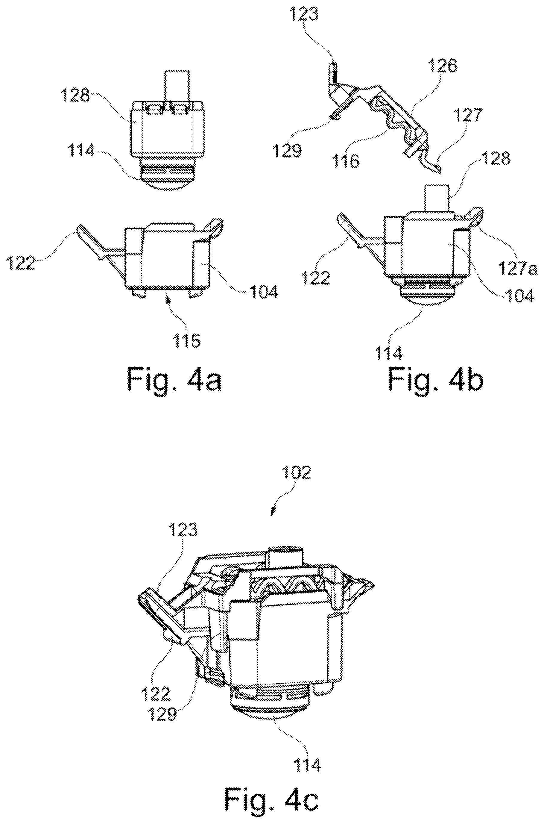 Patent US12581178 Figure 4 – Camera assembly arrangement for vehicle rear view cover and rear view device therewith