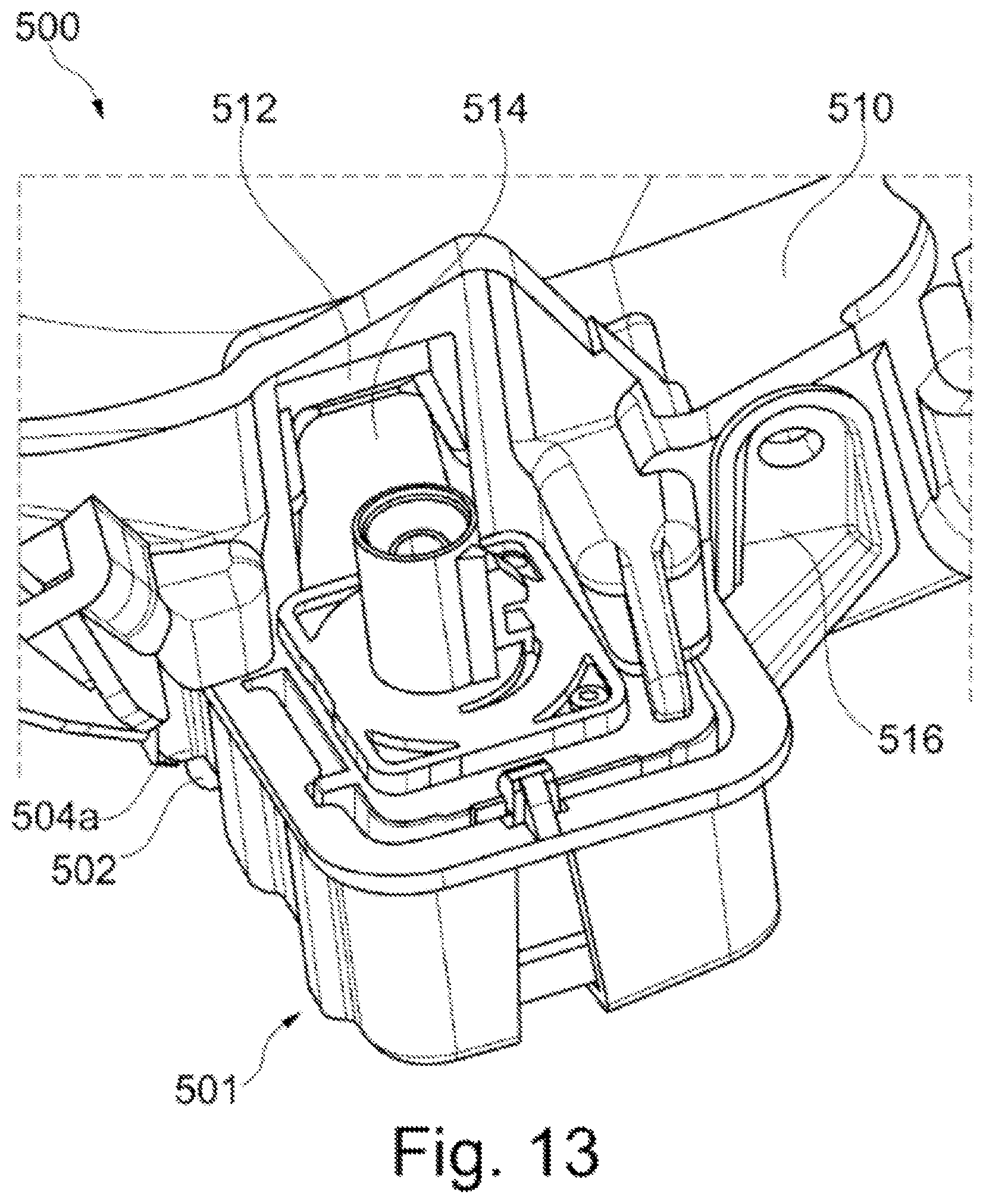 Patent US12581178 Figure 11 – Camera assembly arrangement for vehicle rear view cover and rear view device therewith