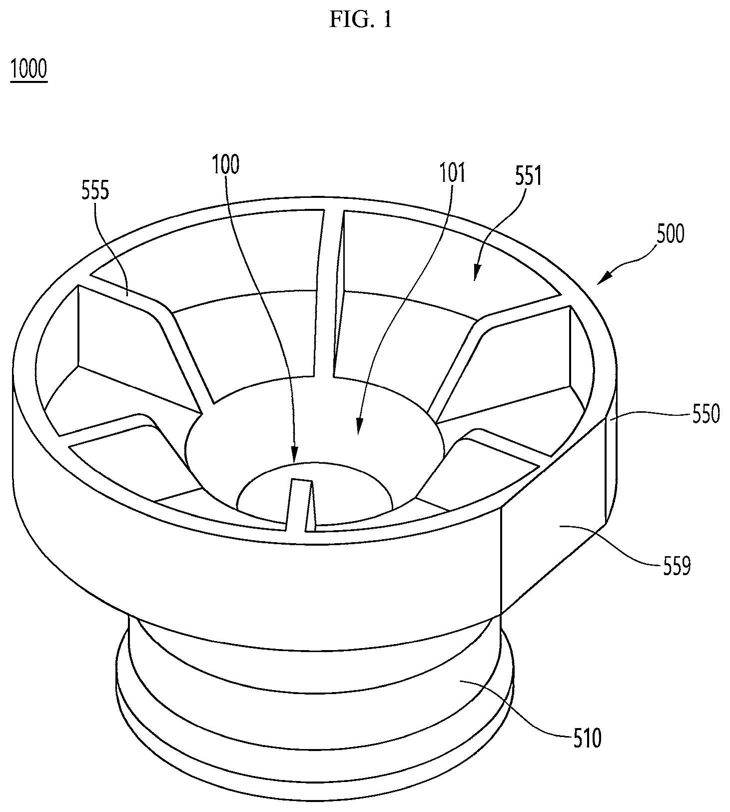 Patent US12581179 Figure 1 – Camera module and vehicle comprising same