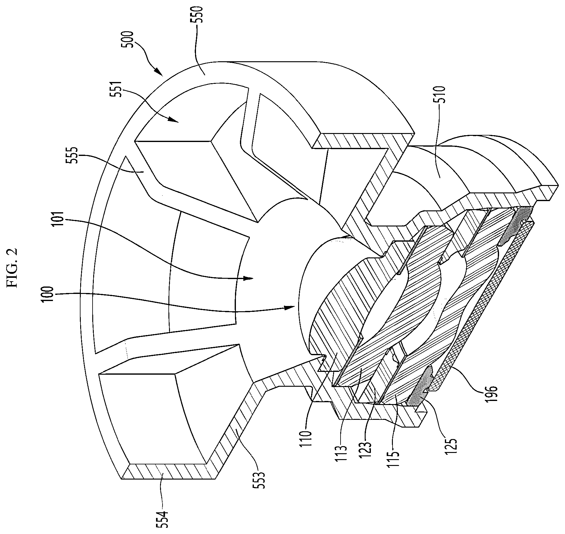 Patent US12581179 Figure 2 – Camera module and vehicle comprising same