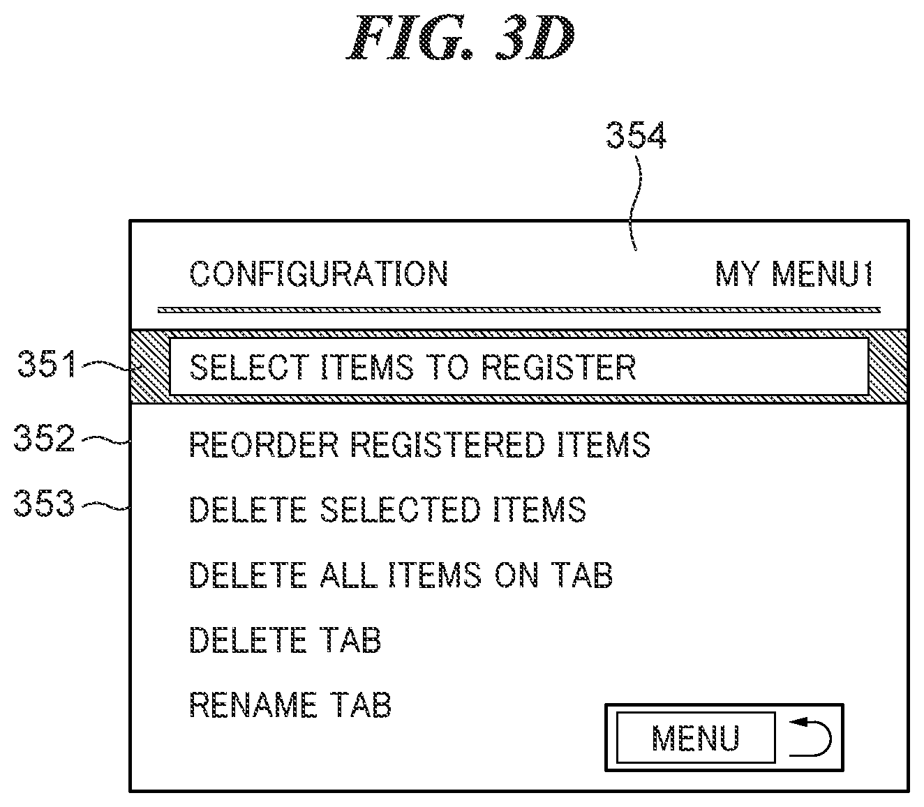 Patent US12581184 Figure 6 – Electronic apparatus capable of displaying setting item group on display, control method therefor, and storage medium