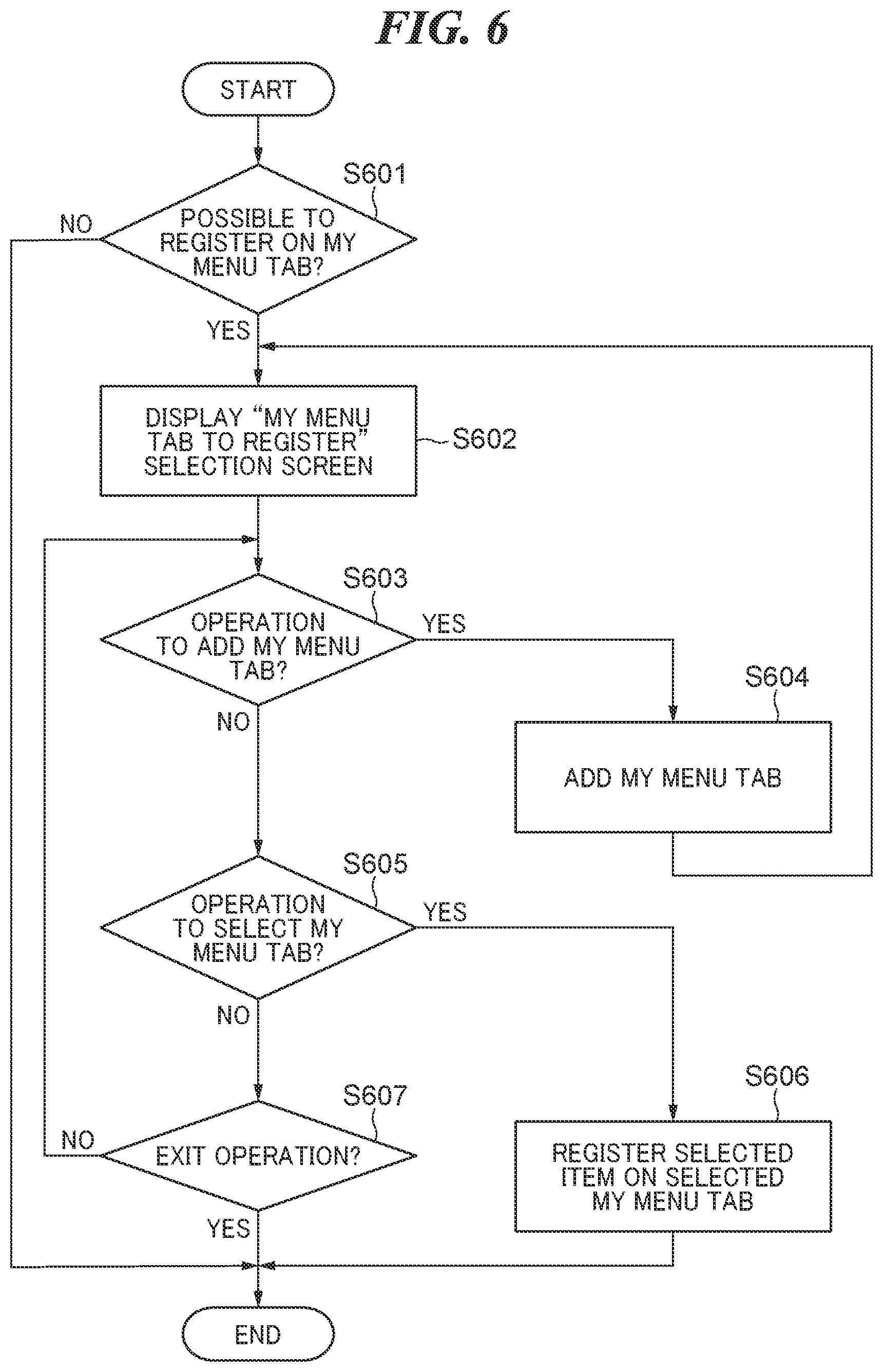 Patent US12581184 Figure 11 – Electronic apparatus capable of displaying setting item group on display, control method therefor, and storage medium