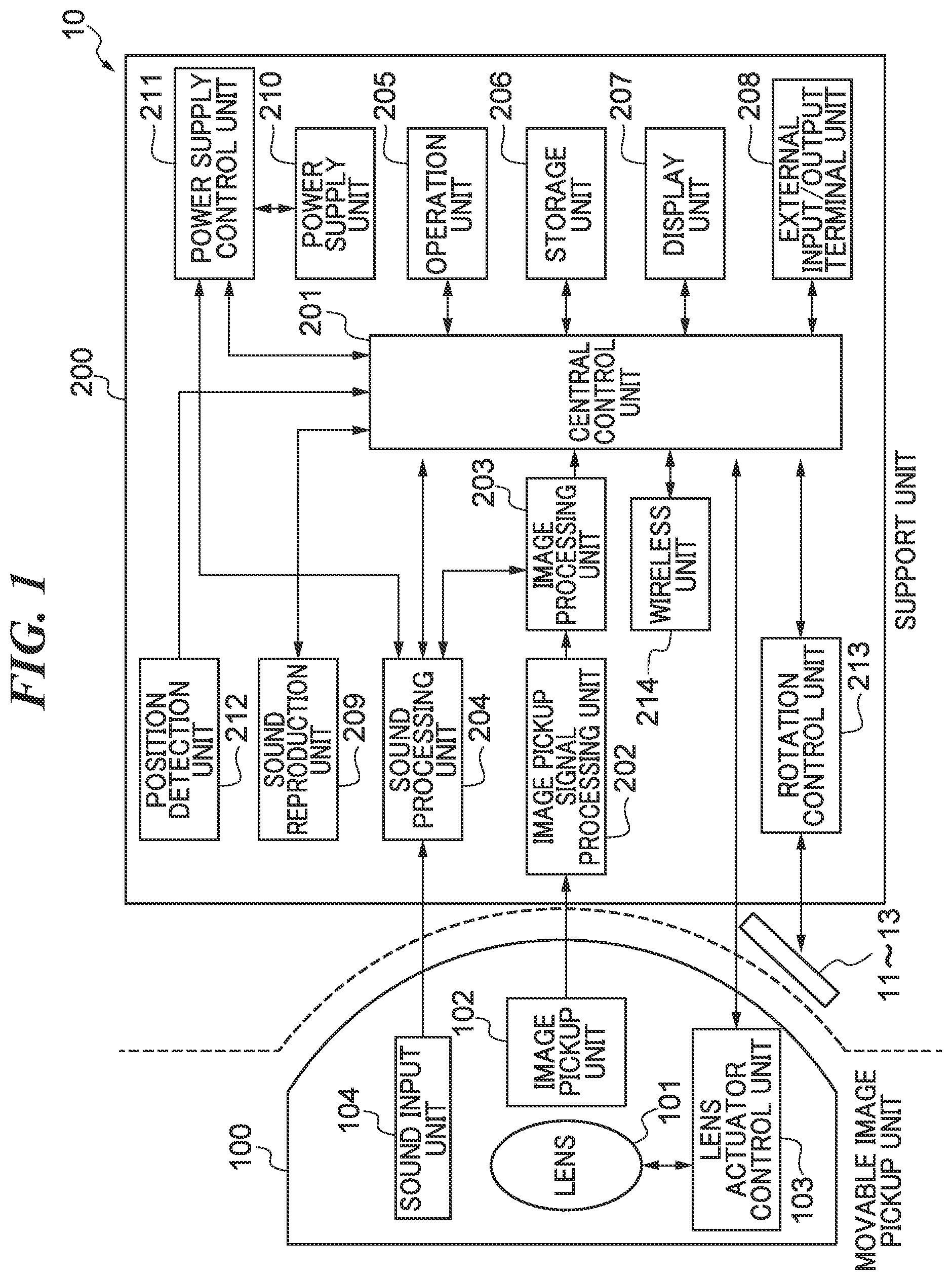 Patent US12581186 — Image pickup apparatus, control method for image pickup apparatus, and storage medium capable of easily retrieving desired-state image and sound portions from image and sound after specific sound is generated through attribute information added to image and sound — Figure 1