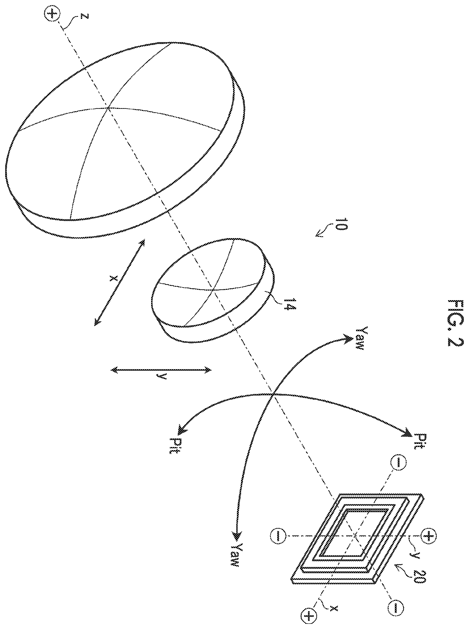 Patent US12581191 Figure 2 – Optical vibration-proof device, optical device, and fixing method of magnetic sensor