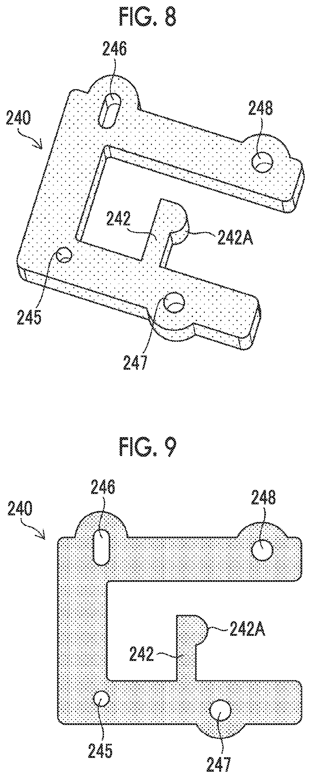 Patent US12581191 Figure 8 – Optical vibration-proof device, optical device, and fixing method of magnetic sensor