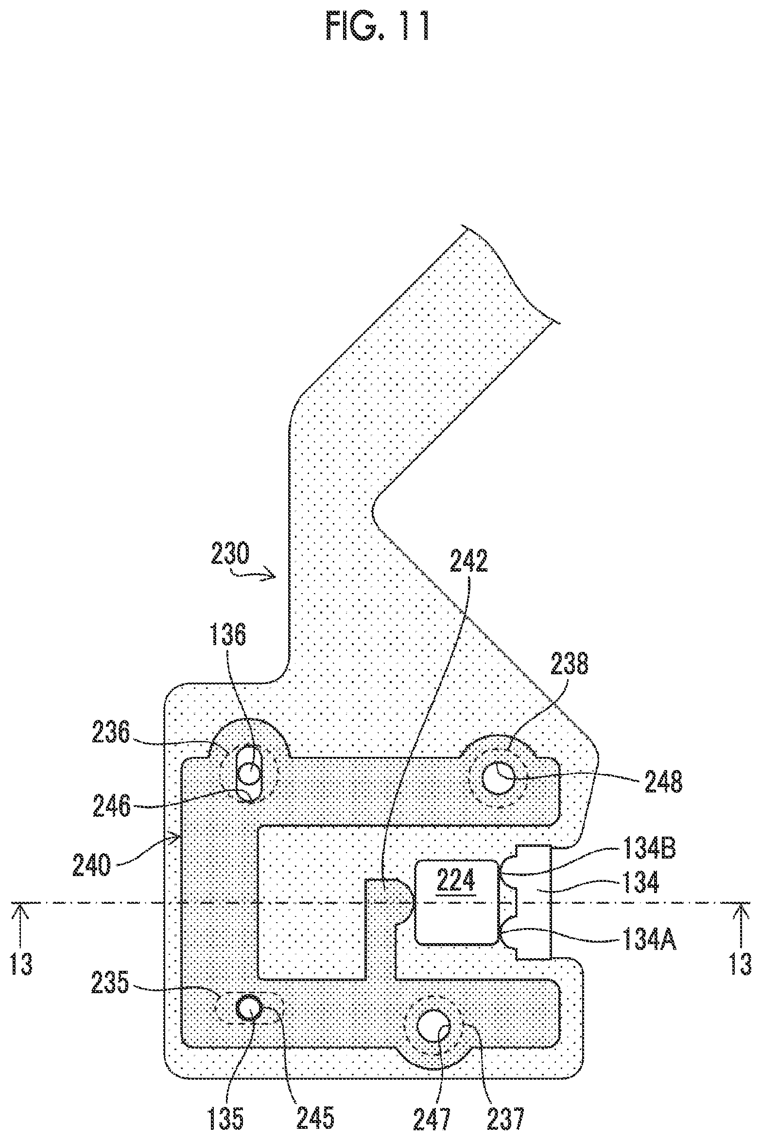Patent US12581191 Figure 10 – Optical vibration-proof device, optical device, and fixing method of magnetic sensor