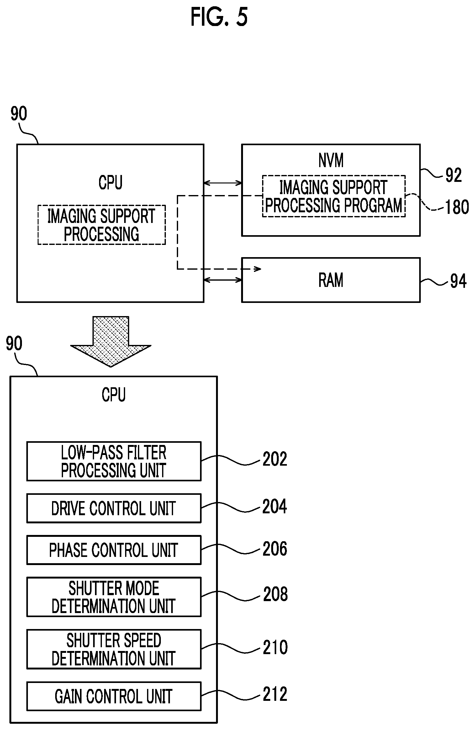 Patent US12581193 Figure 5 – Imaging apparatus, operation method of imaging apparatus, and program