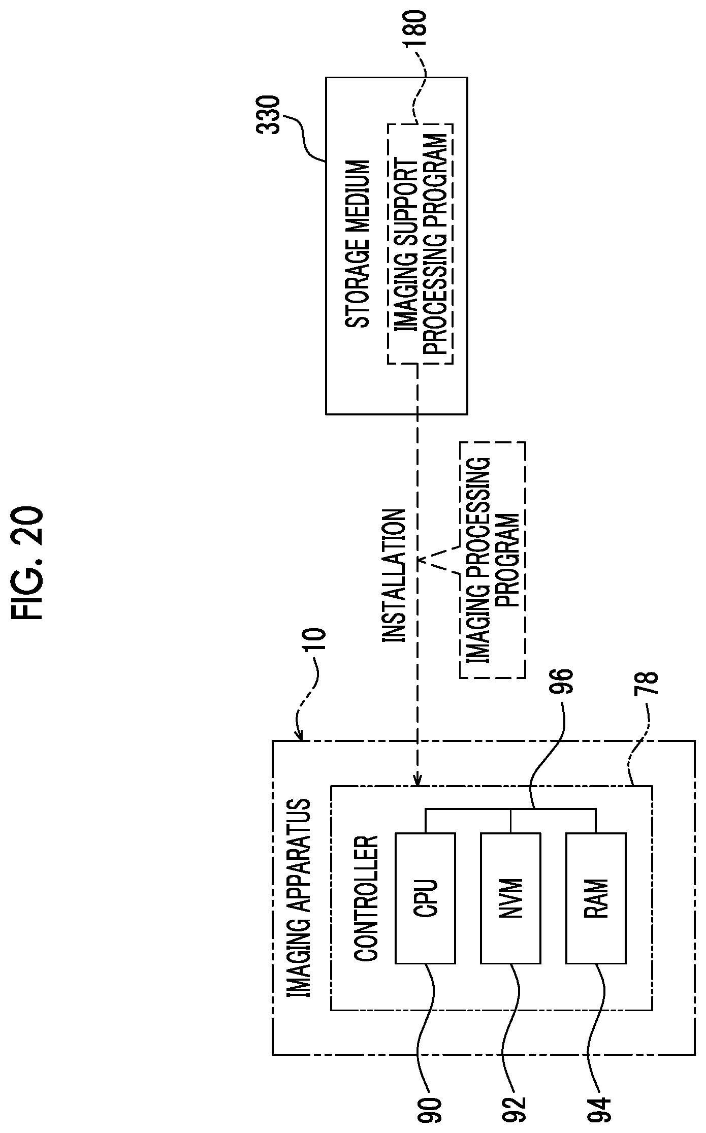 Patent US12581193 Figure 20 – Imaging apparatus, operation method of imaging apparatus, and program