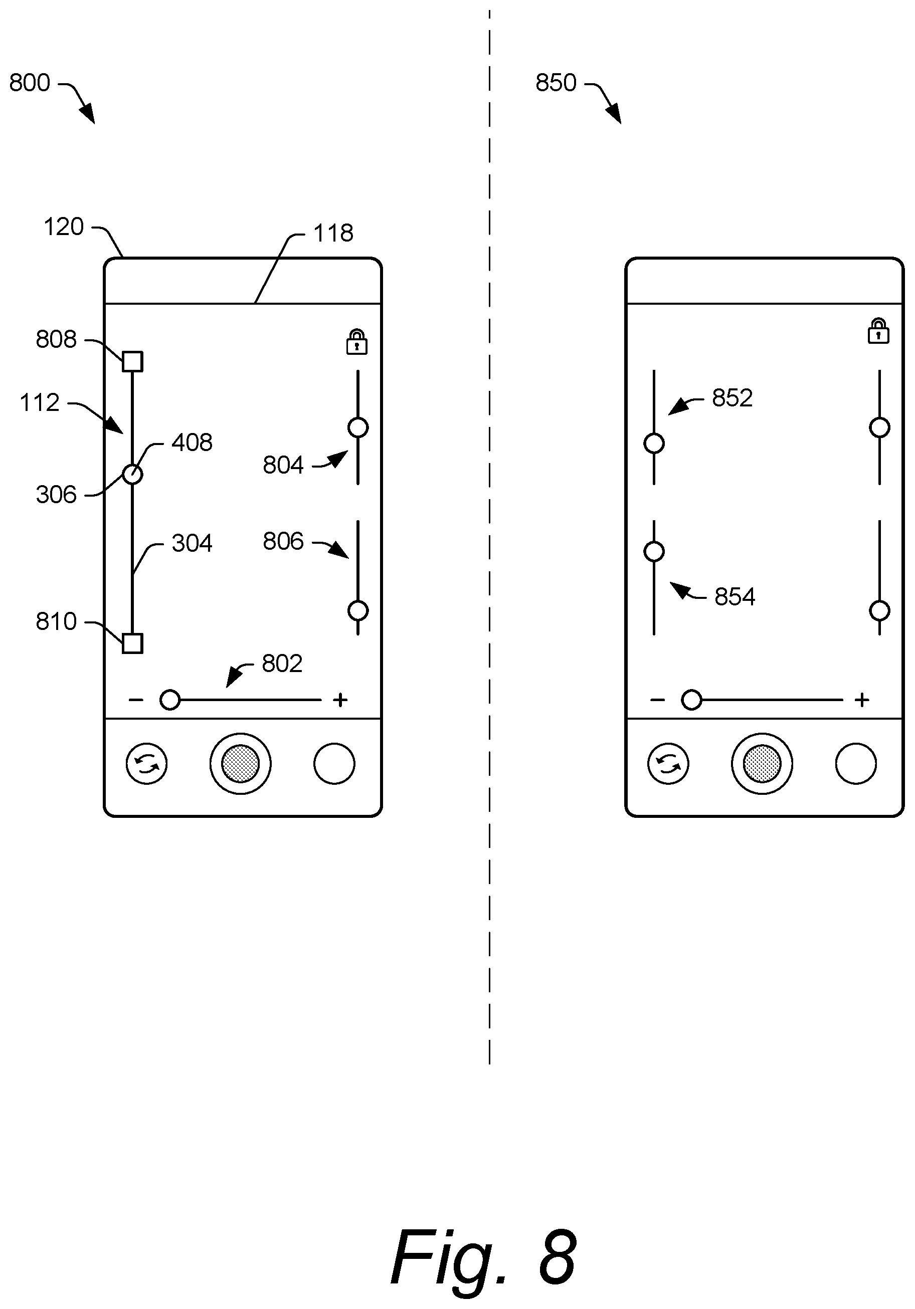 Patent US12581205 Figure 8 – Hybrid white-balance mode in a camera system of an electronic device