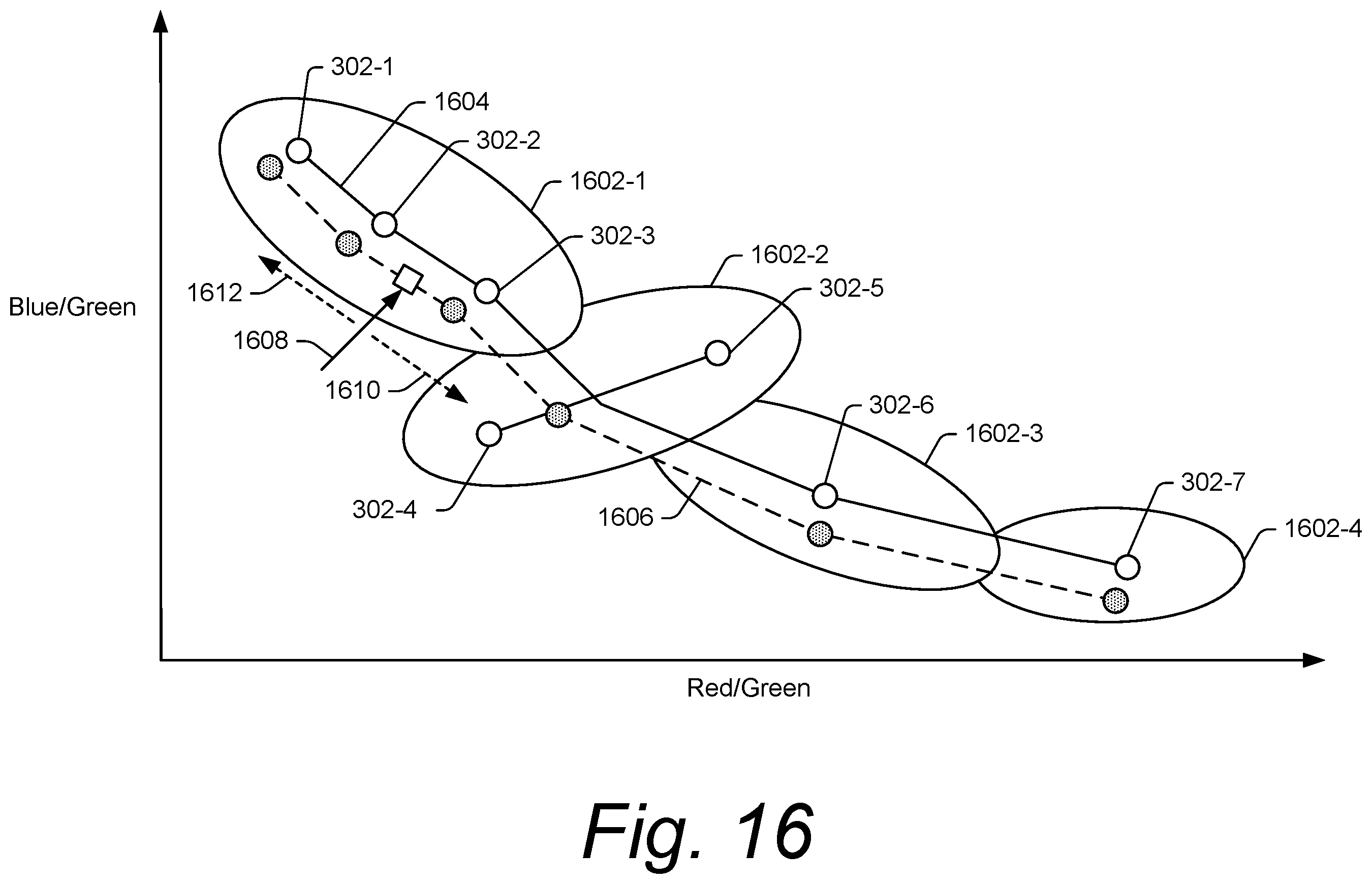 Patent US12581205 Figure 16 – Hybrid white-balance mode in a camera system of an electronic device