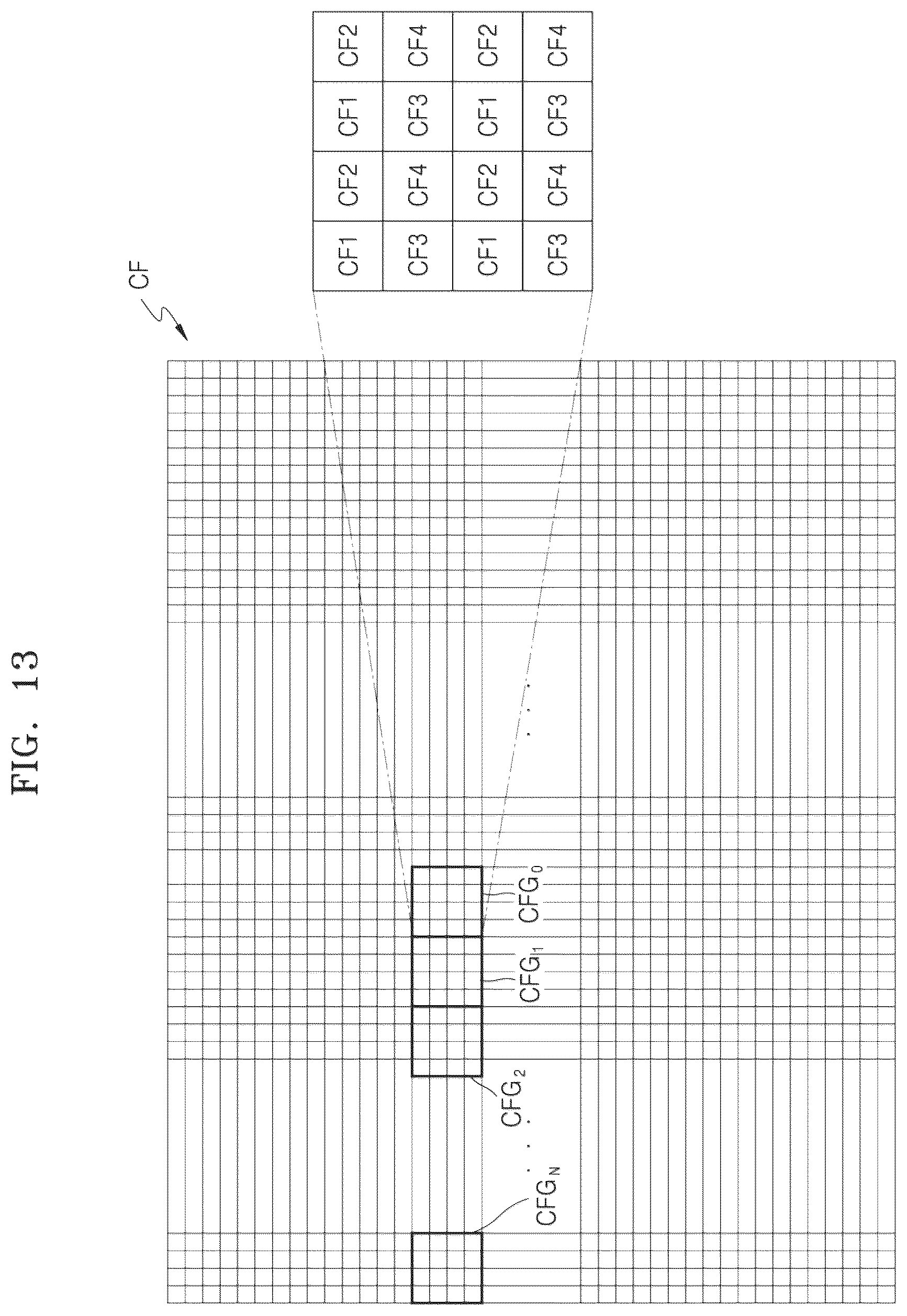 Patent US12581209 Figure 19 – Image sensor including color separating lens array and electronic device including the image sensor
