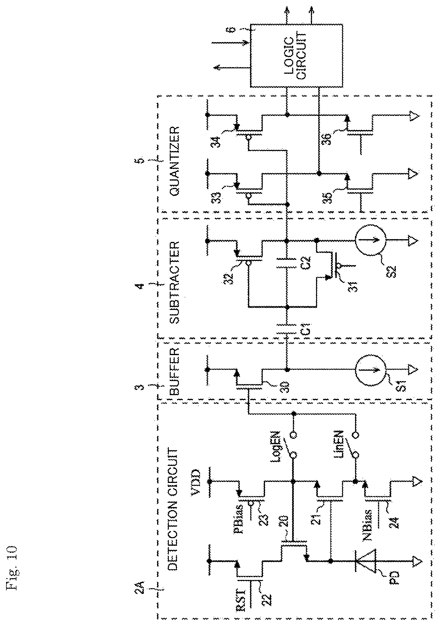 Patent US12581211 Figure 10 – Imaging circuit and imaging device