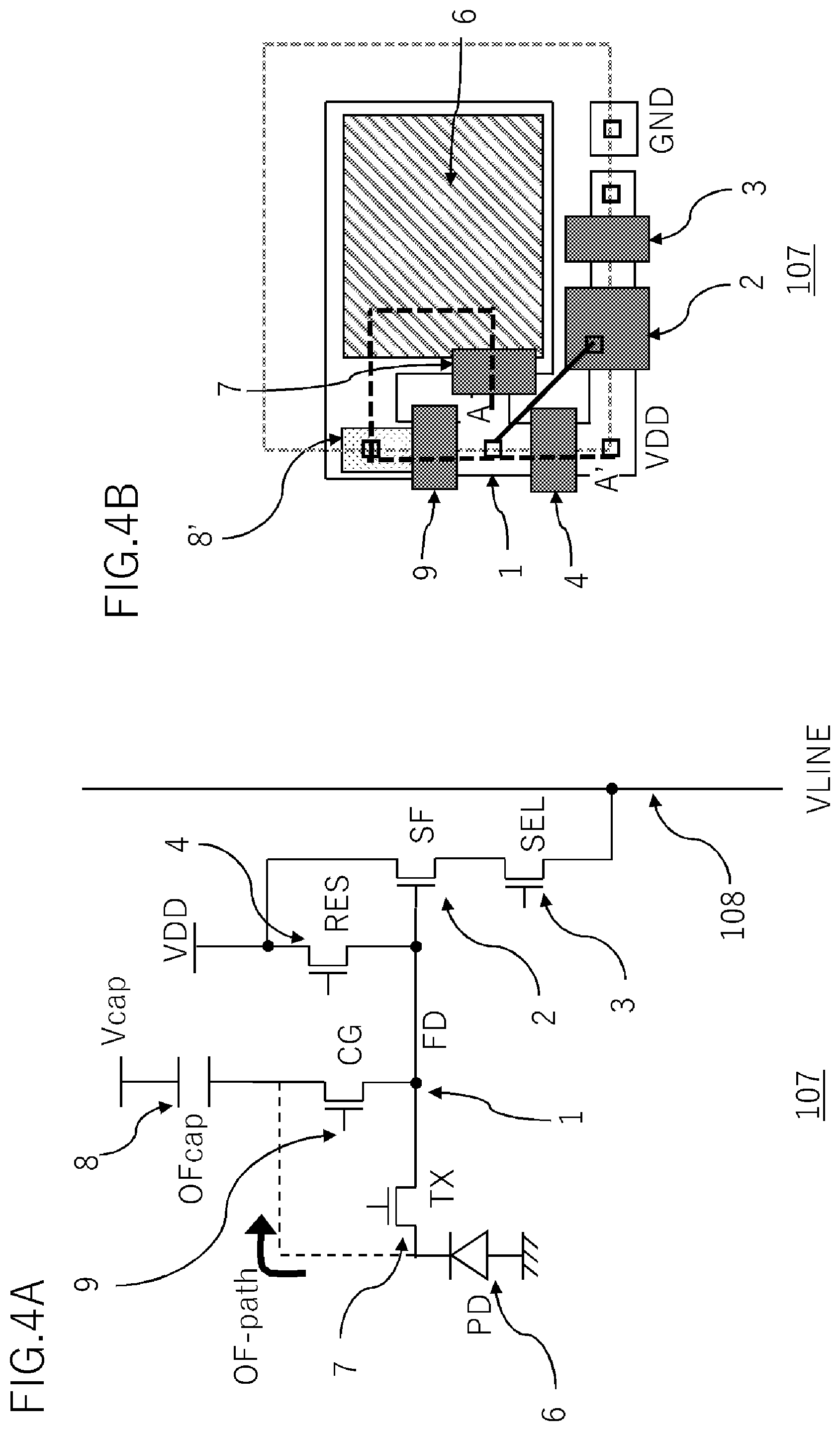 Patent US12581216 Figure 4 – Photoelectric conversion device, imaging system, and equipment