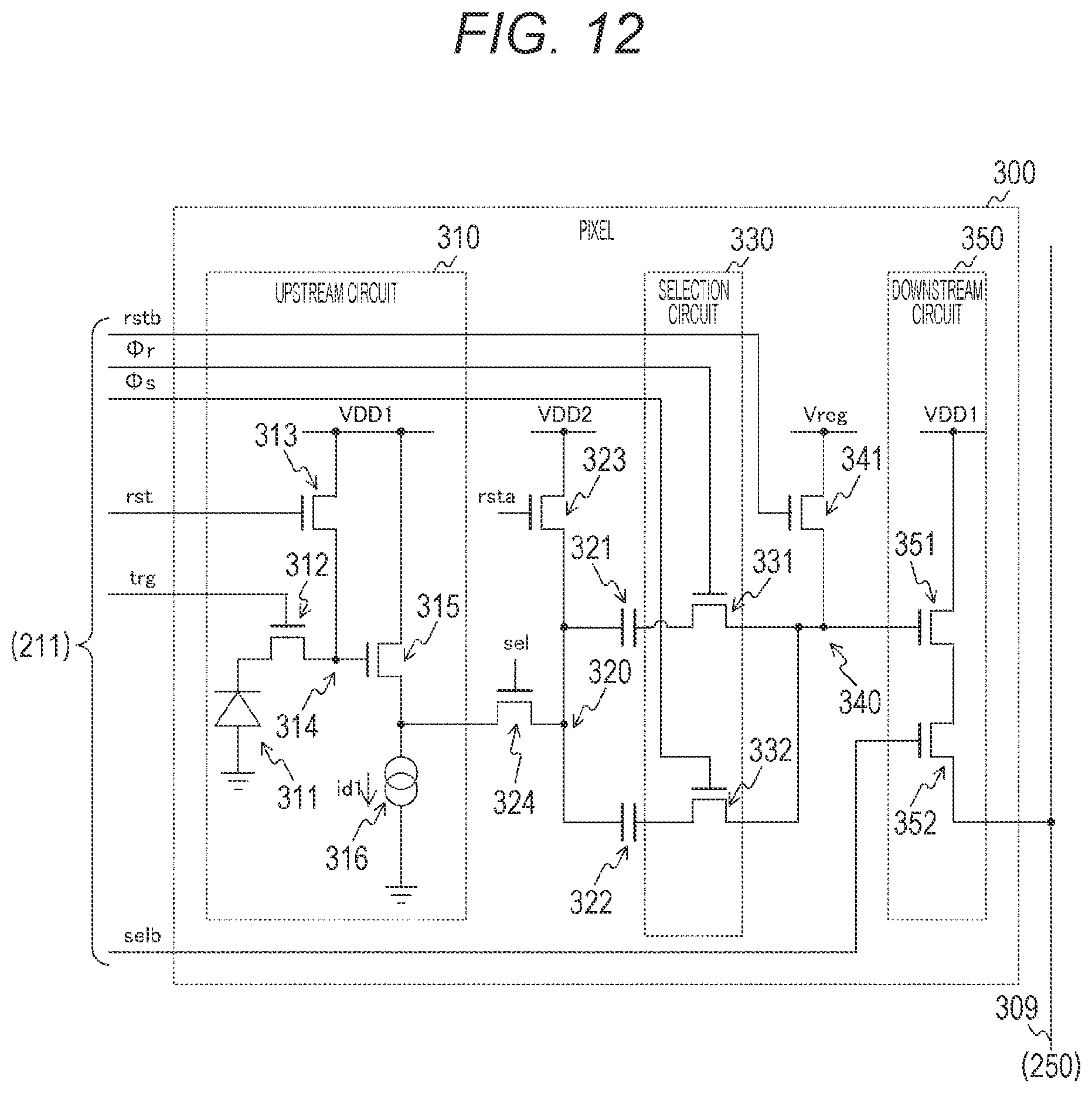 Patent US12581218 Figure 12 – Solid-state imaging element
