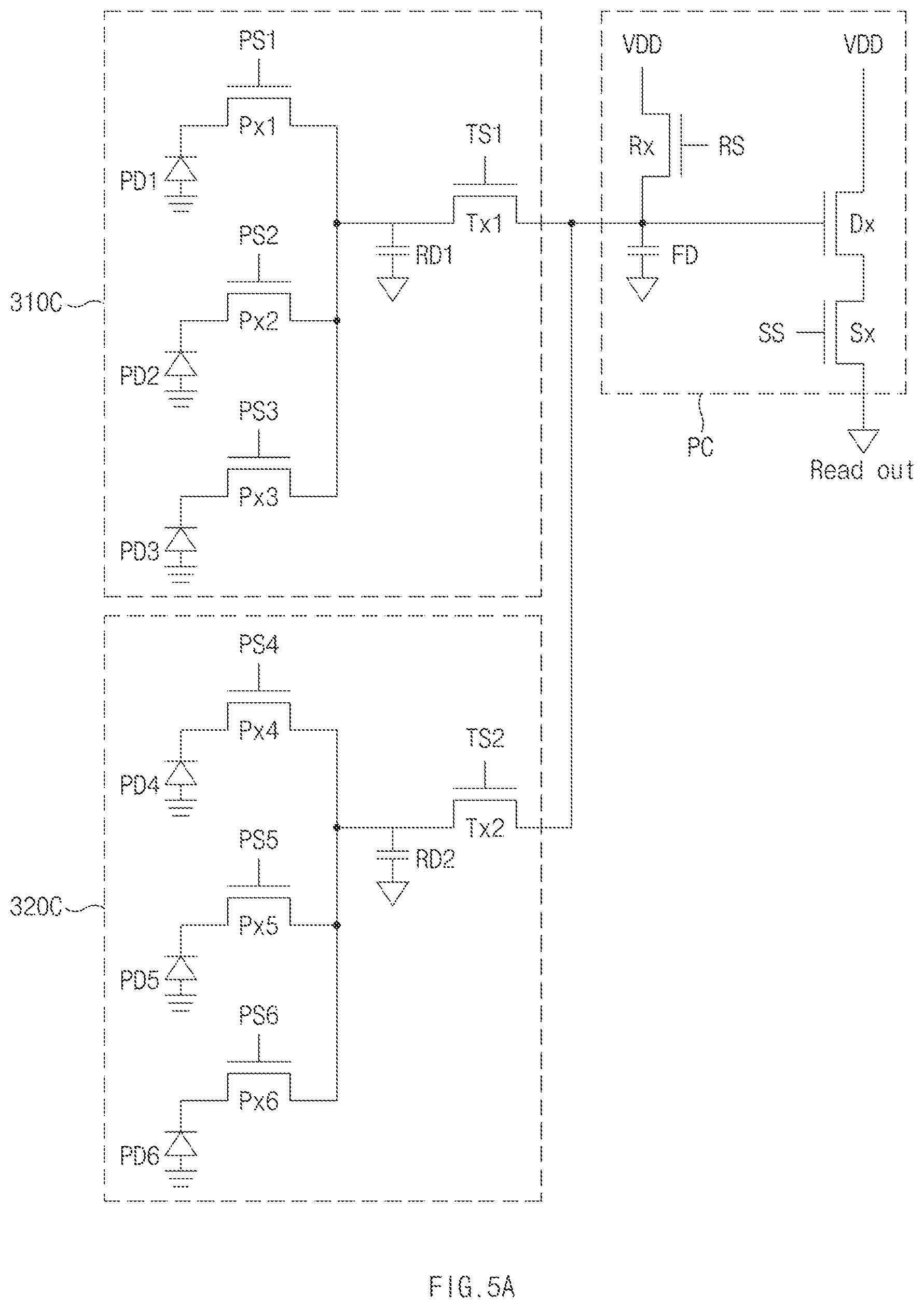 Patent US12581219 Figure 7 – Image sensing device including charge storage pixels and a method for operating the same
