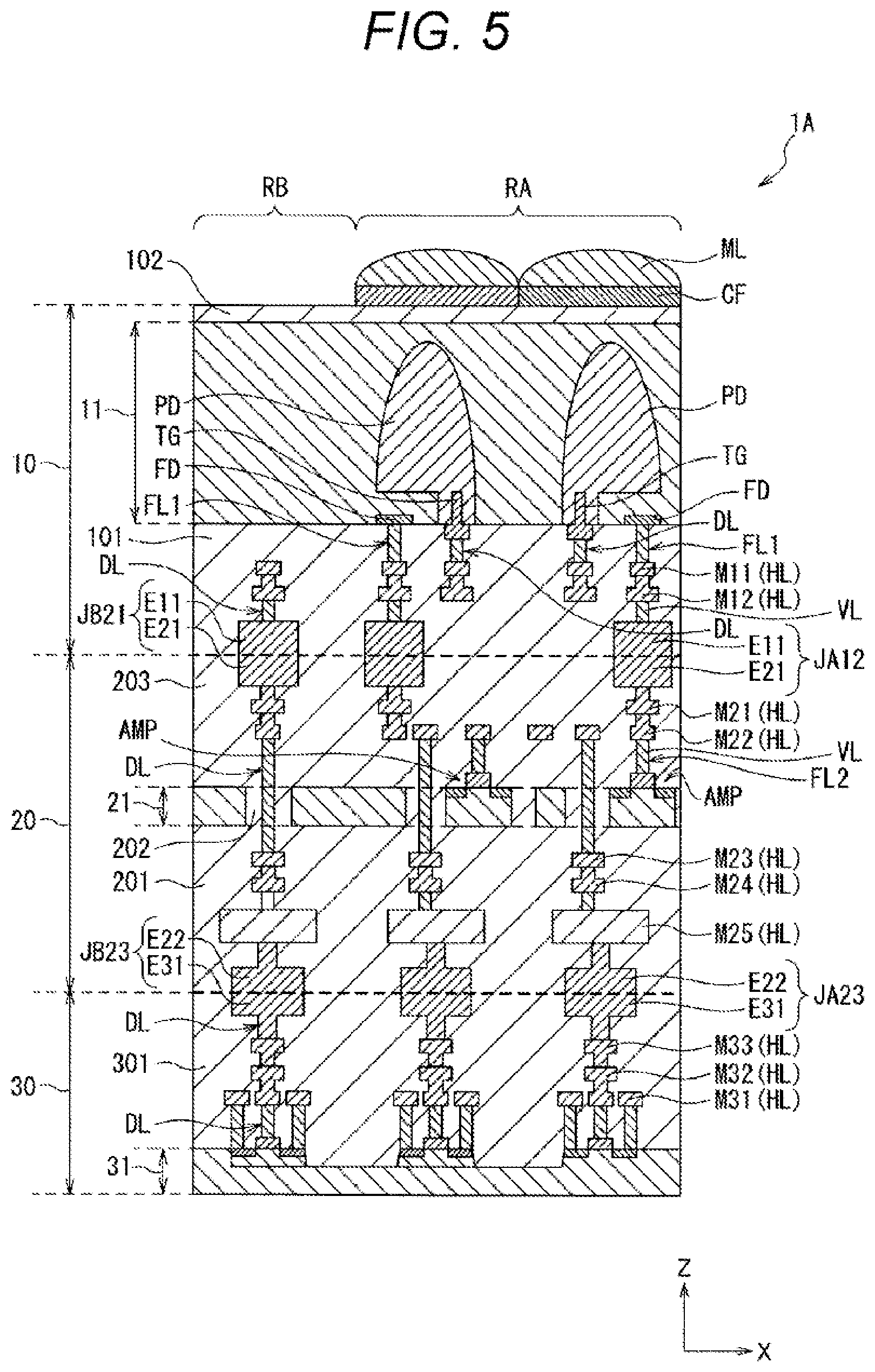 Patent US12581220 Figure 11 – Imaging device having insulated amplification transistor