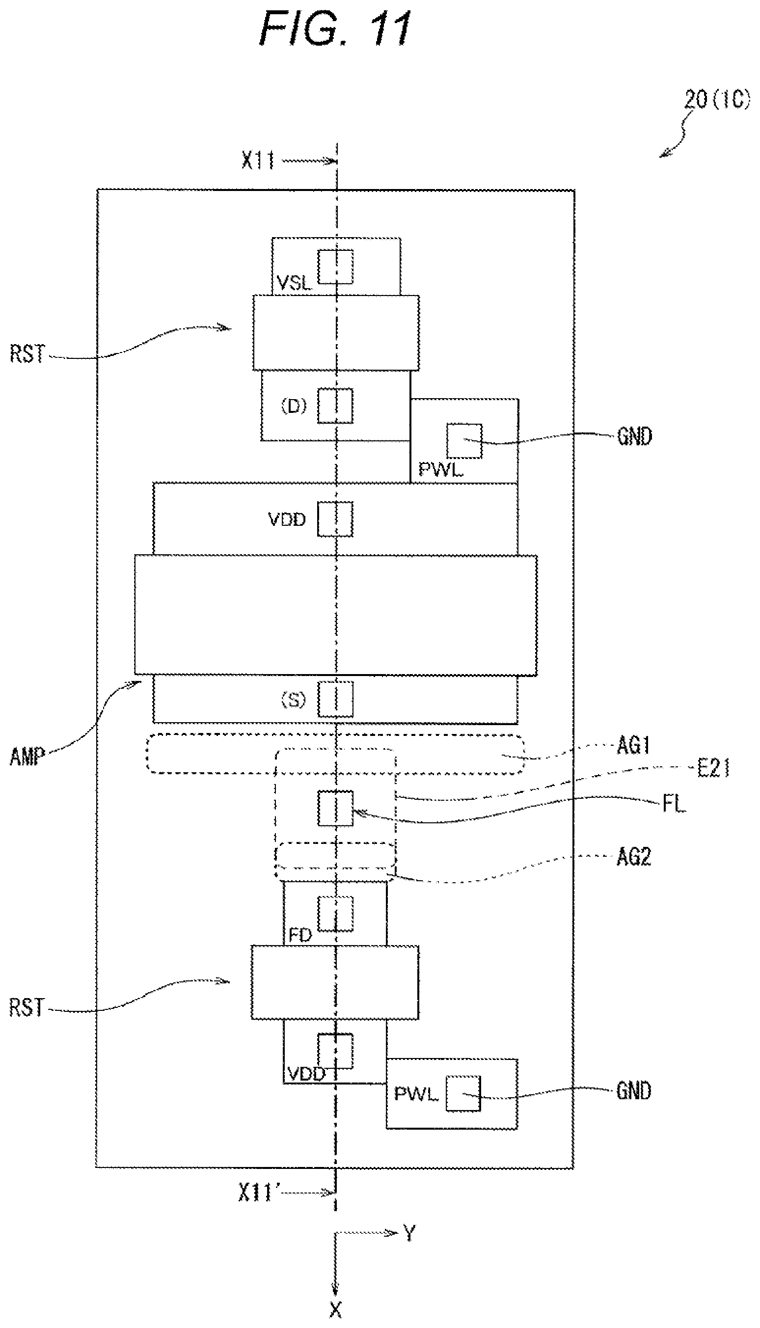 Patent US12581220 Figure 17 – Imaging device having insulated amplification transistor