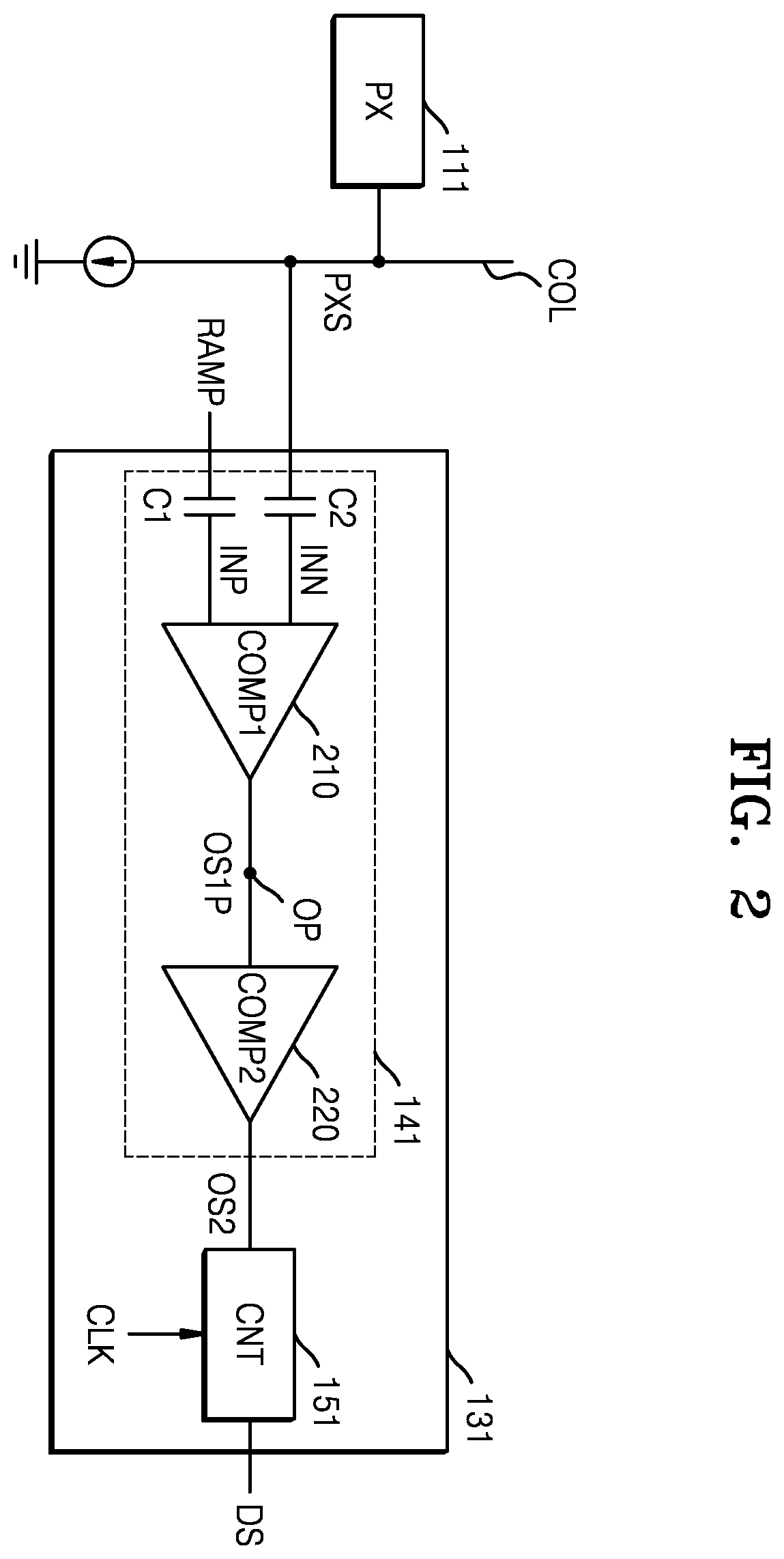 Patent US12581221 Figure 2 – Comparator and image sensor including the same