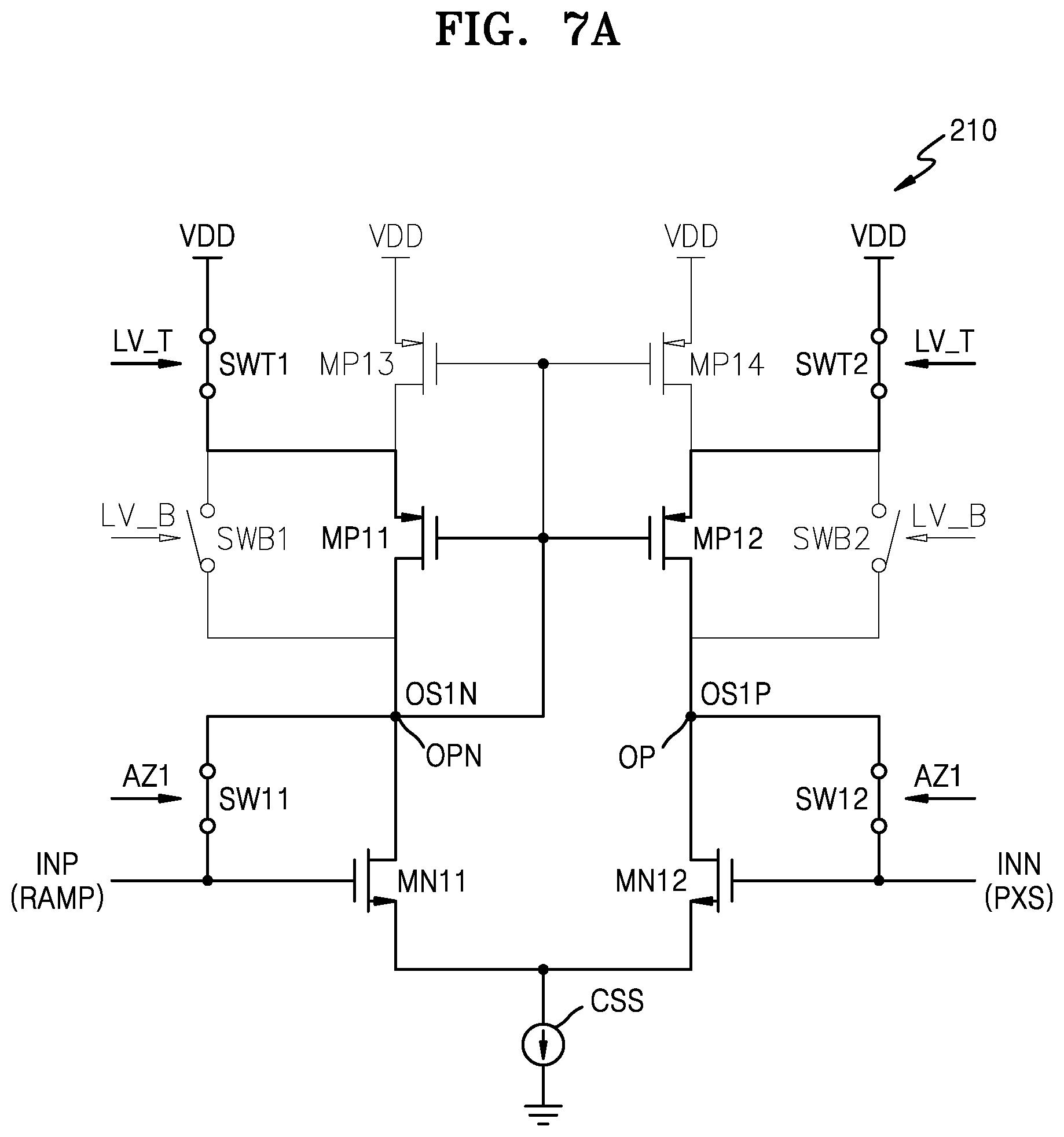 Patent US12581221 Figure 7 – Comparator and image sensor including the same