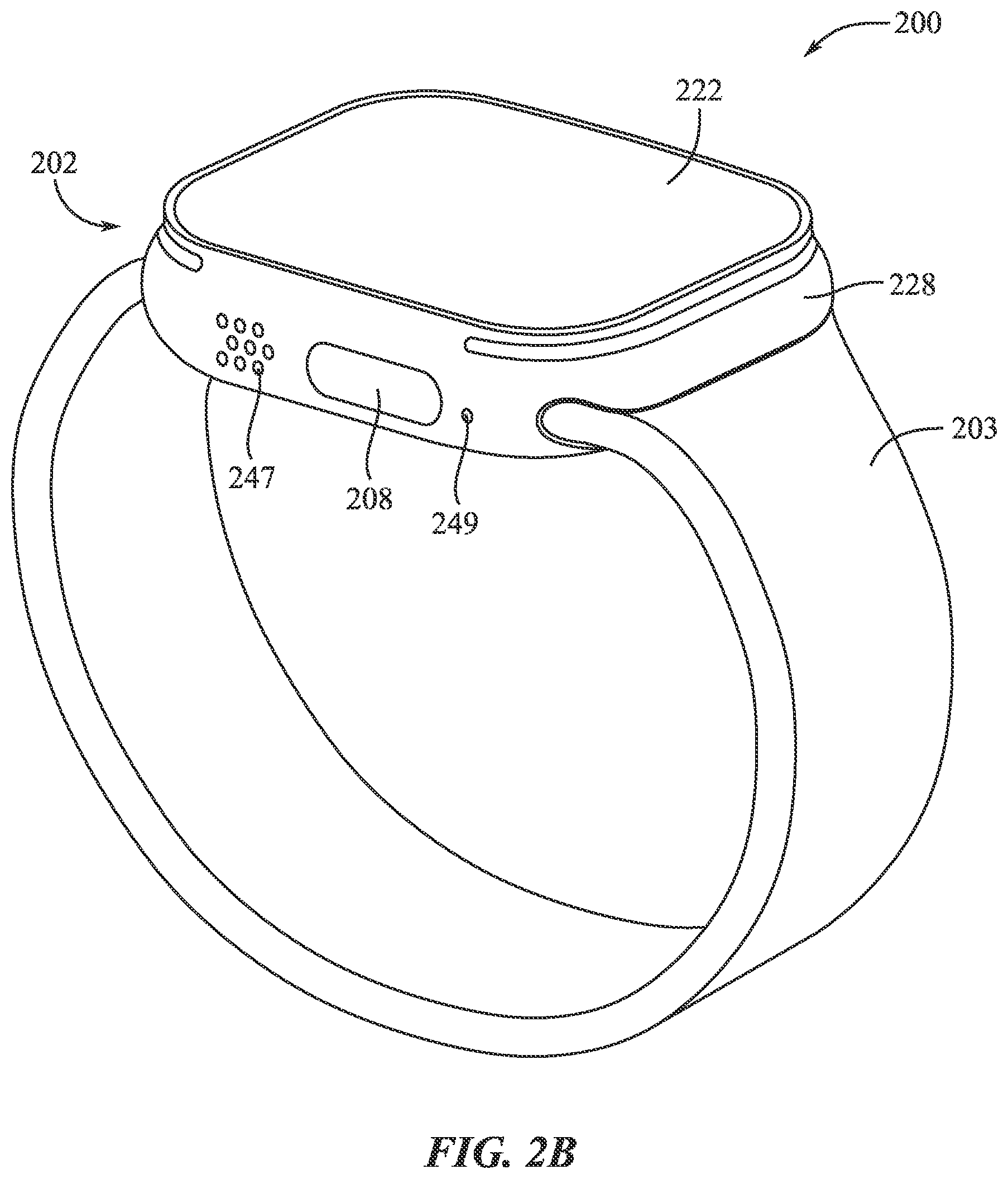 Patent US12581224 Figure 4 – Electronic device with a layered seal
