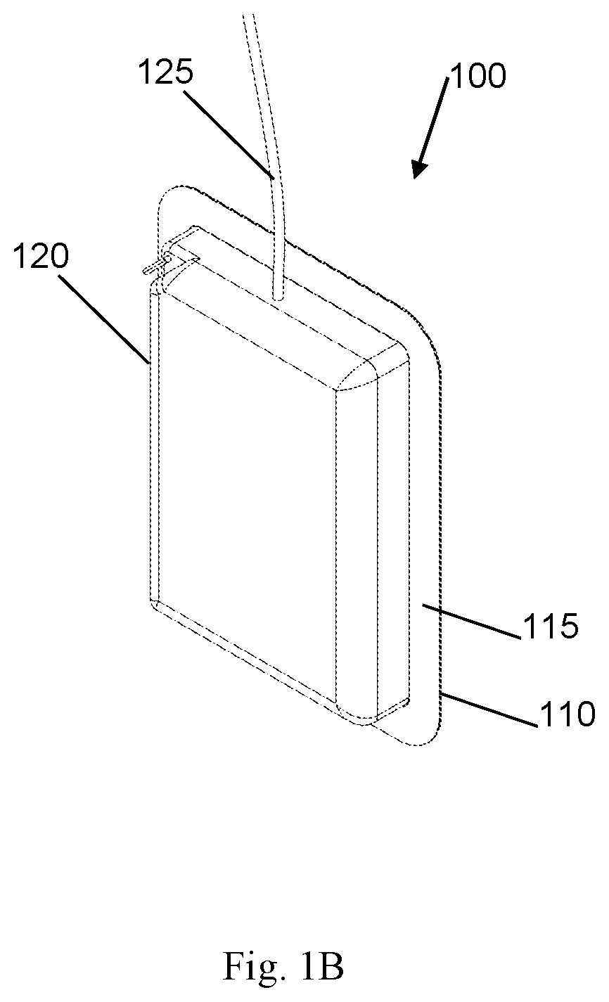 Patent US12581228 Figure 2 – Flat panel loudspeaker with overhanging panel and method of installation thereof