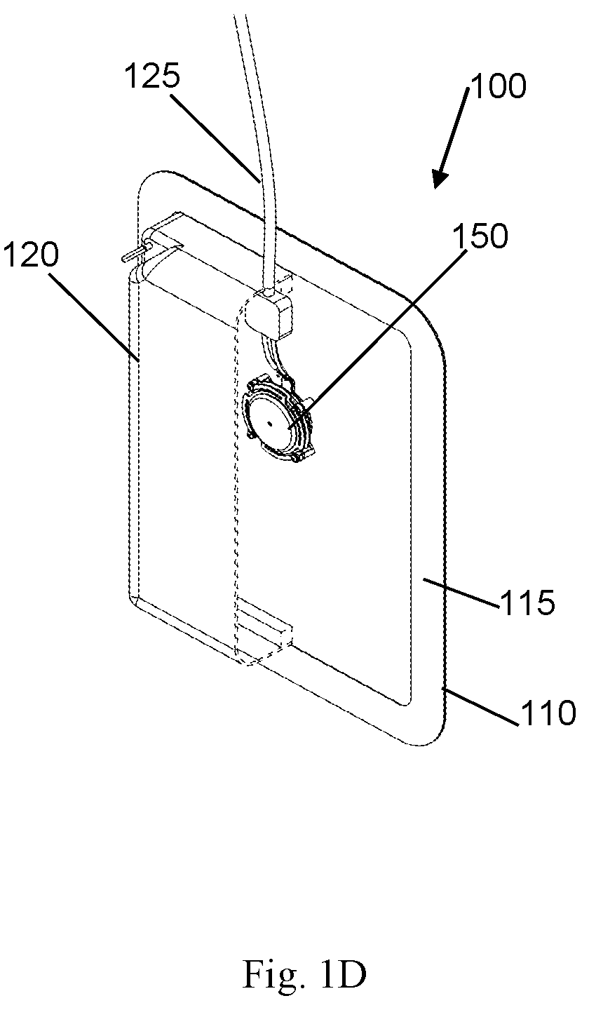 Patent US12581228 Figure 4 – Flat panel loudspeaker with overhanging panel and method of installation thereof
