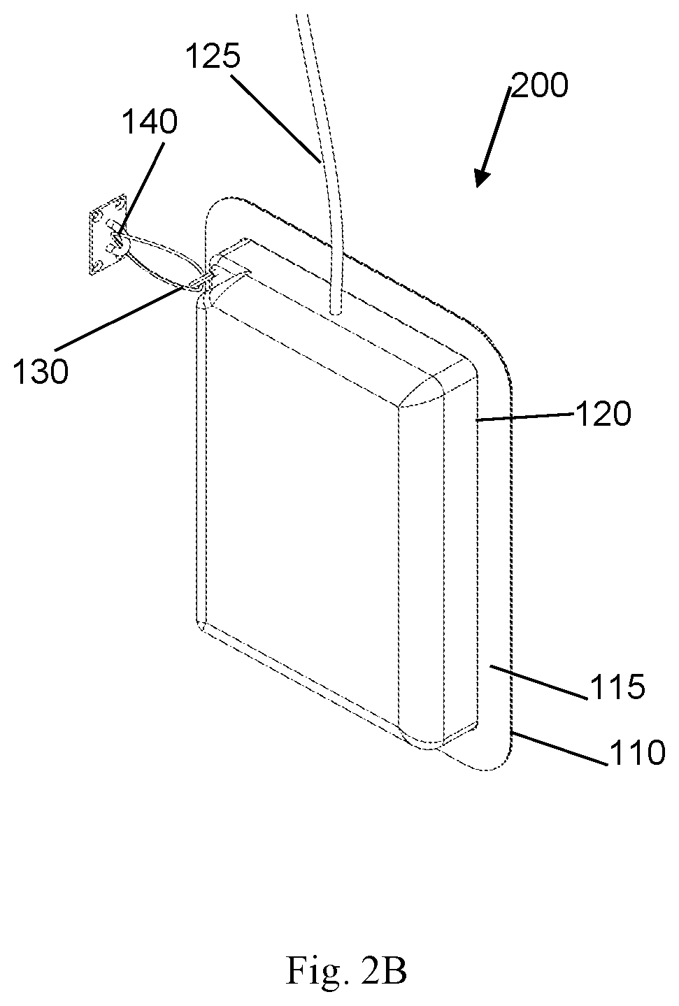 Patent US12581228 Figure 7 – Flat panel loudspeaker with overhanging panel and method of installation thereof