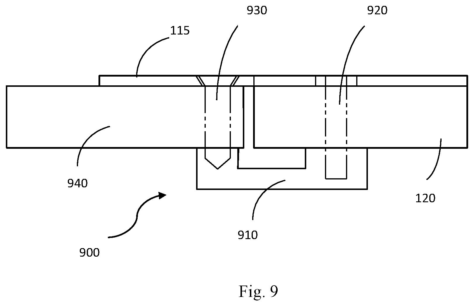 Patent US12581228 Figure 15 – Flat panel loudspeaker with overhanging panel and method of installation thereof