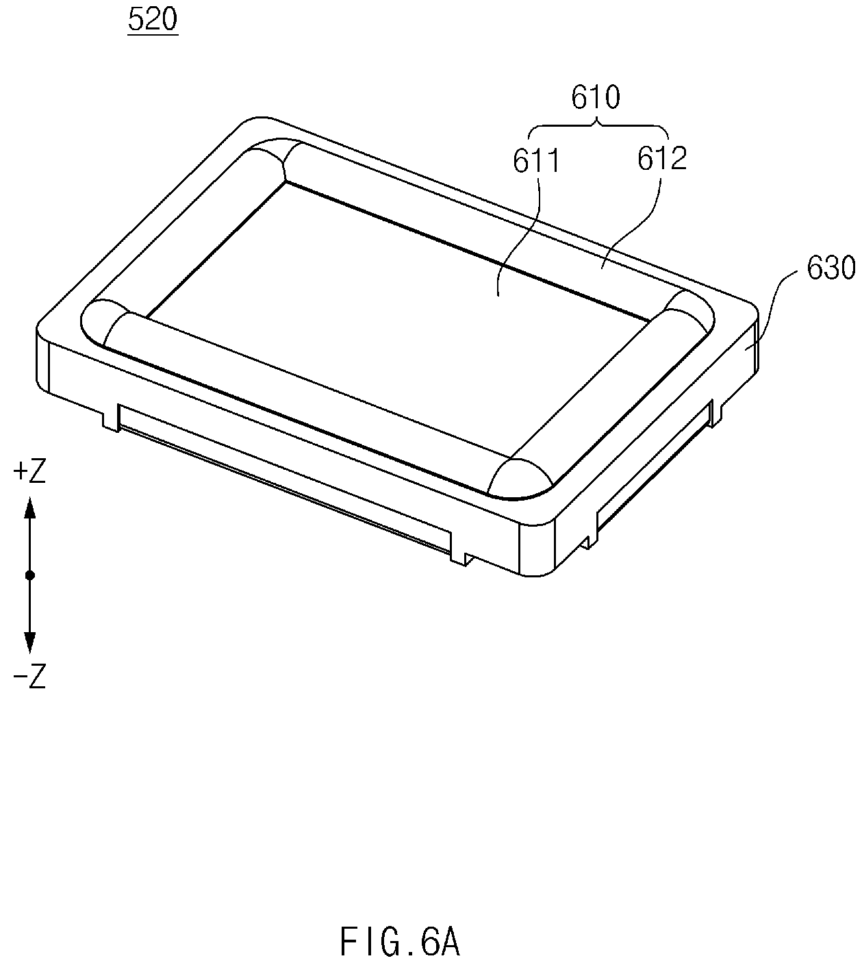 Patent US12581229 Figure 6 – Electronic device including speaker module