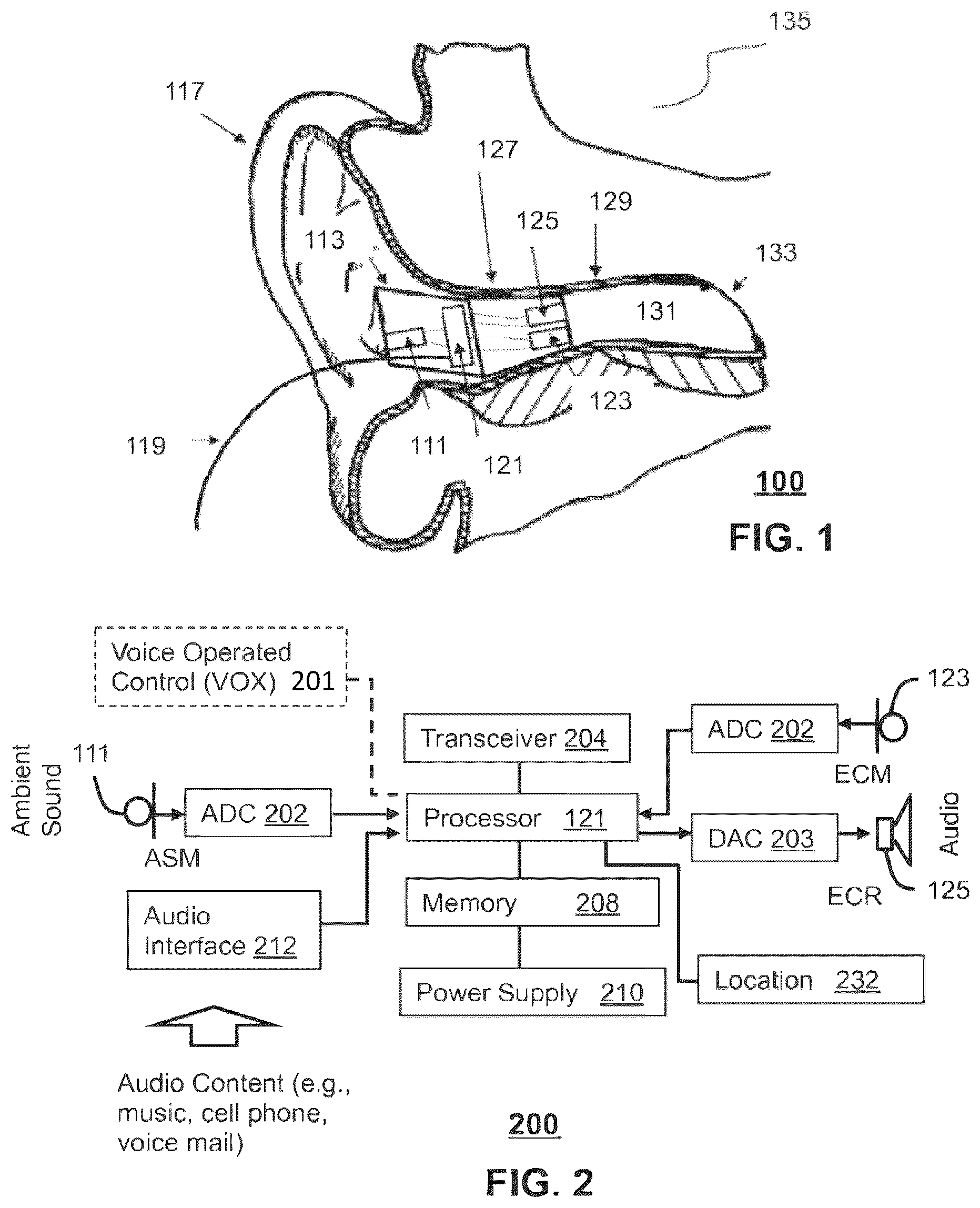 Patent US12581233 — Method and device for voice operated control — Figure 1