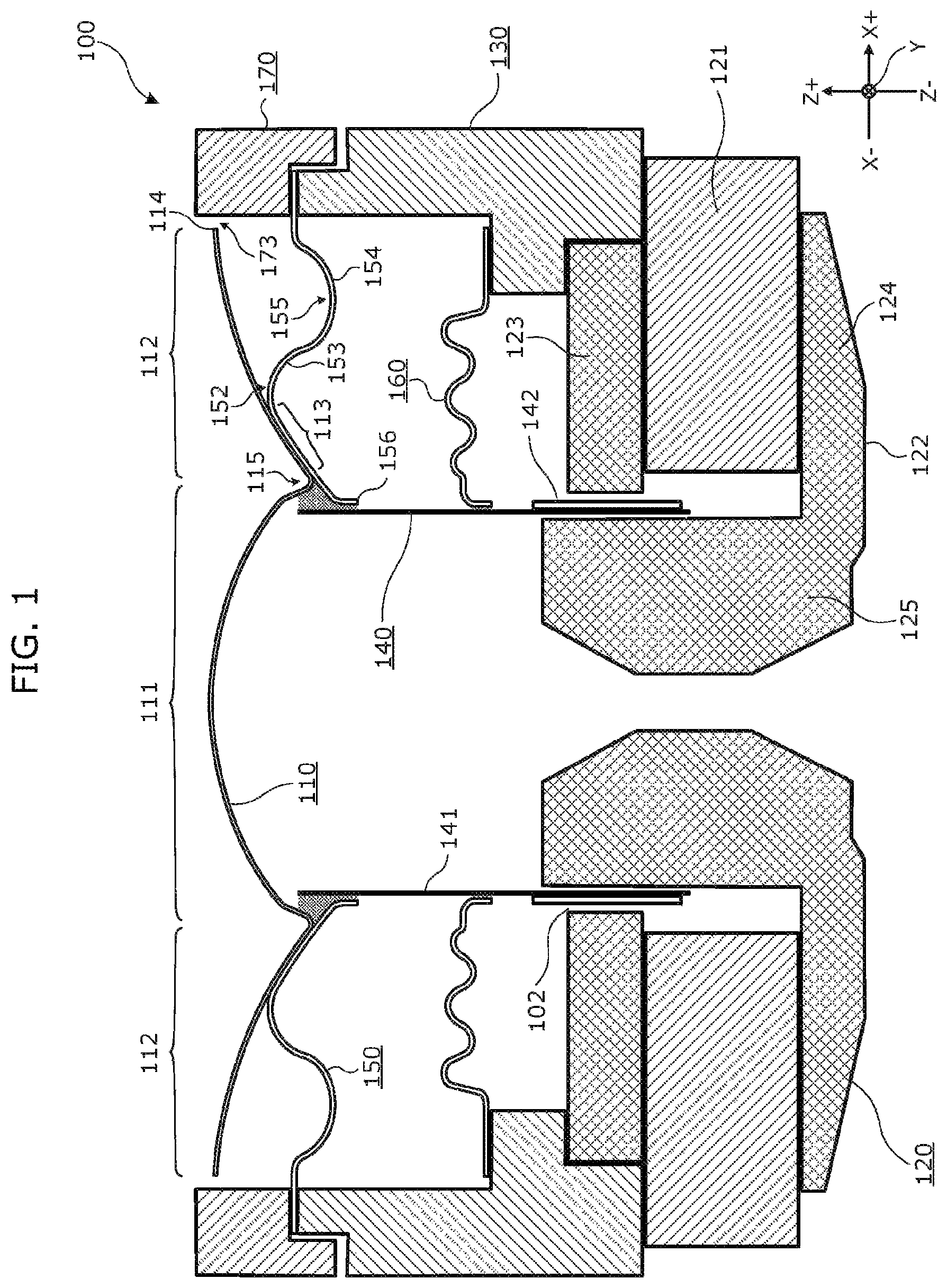 Patent US12581241 — Loudspeaker — Figure 1