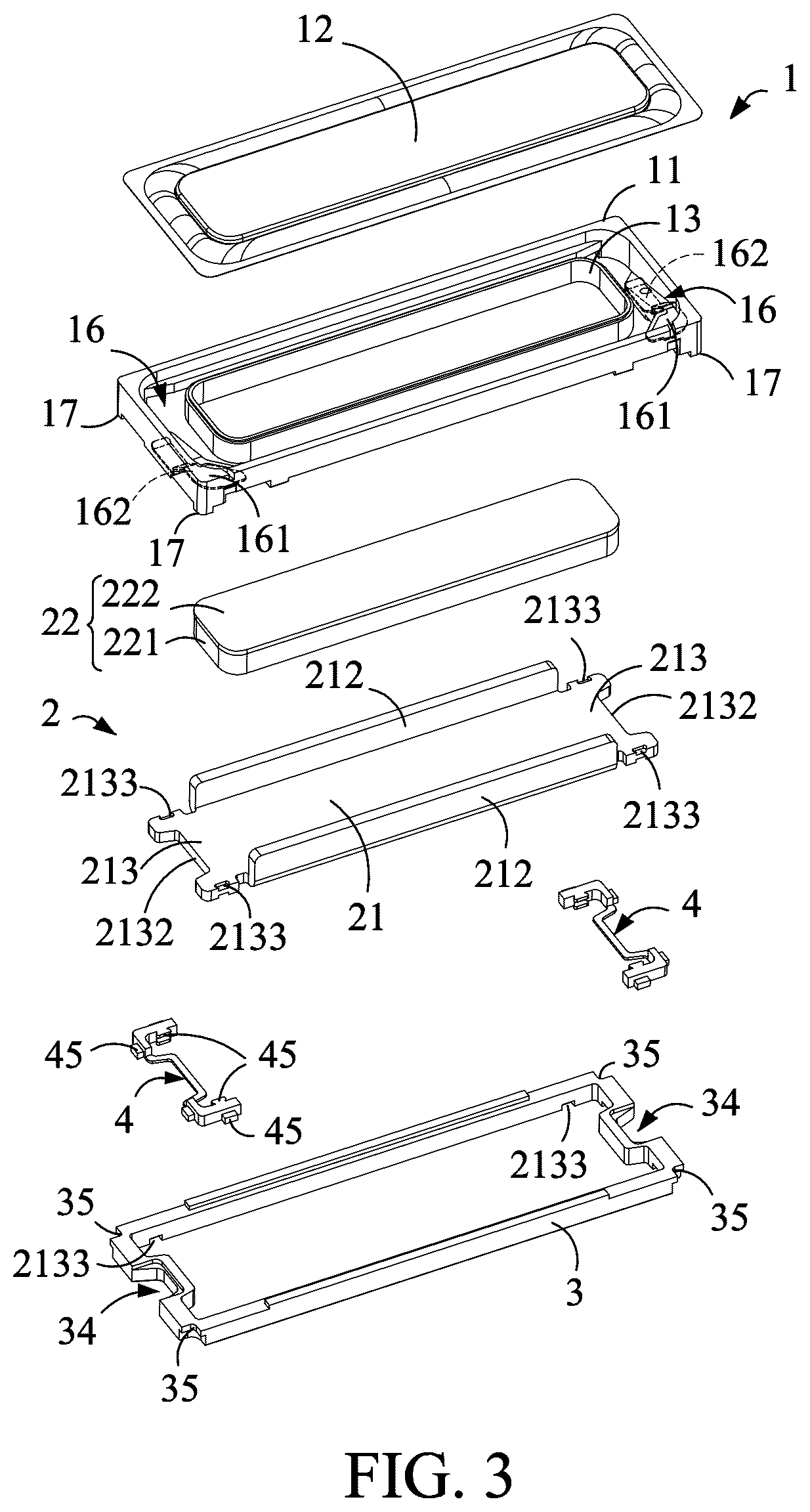 Patent US12581243 Figure 3 – Vibration damping loudspeaker