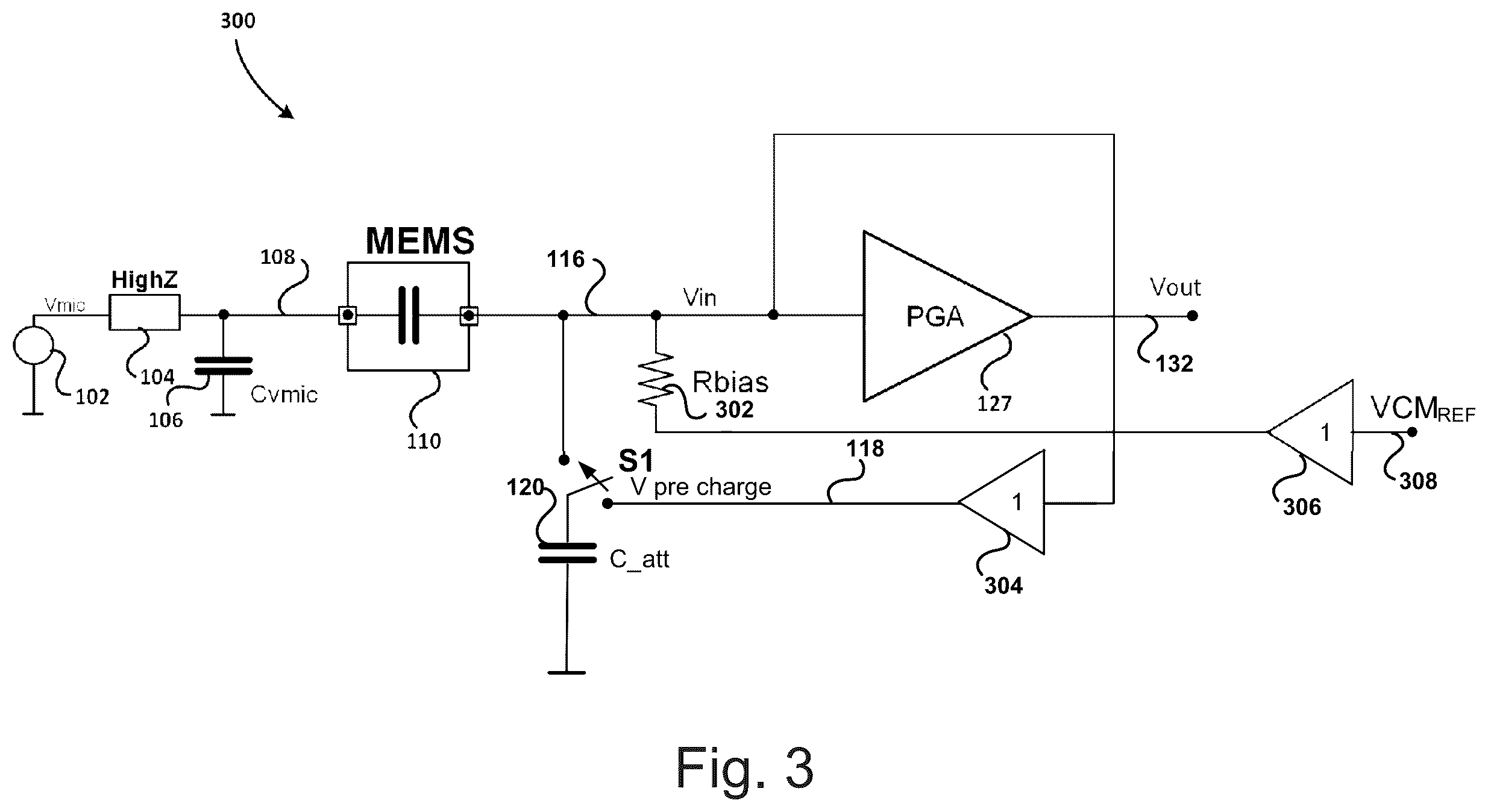 Patent US12581246 Figure 4 – Glitch-less acoustic range optimization for microphones