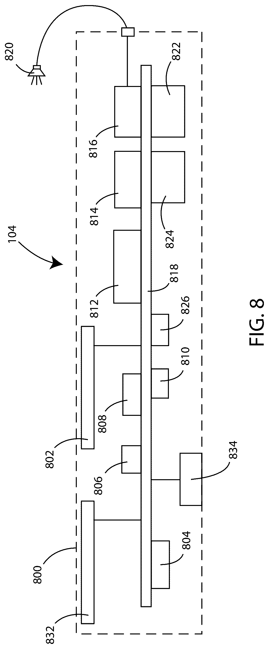 Patent US12581253 Figure 8 – Hearing assistance devices with control of other devices