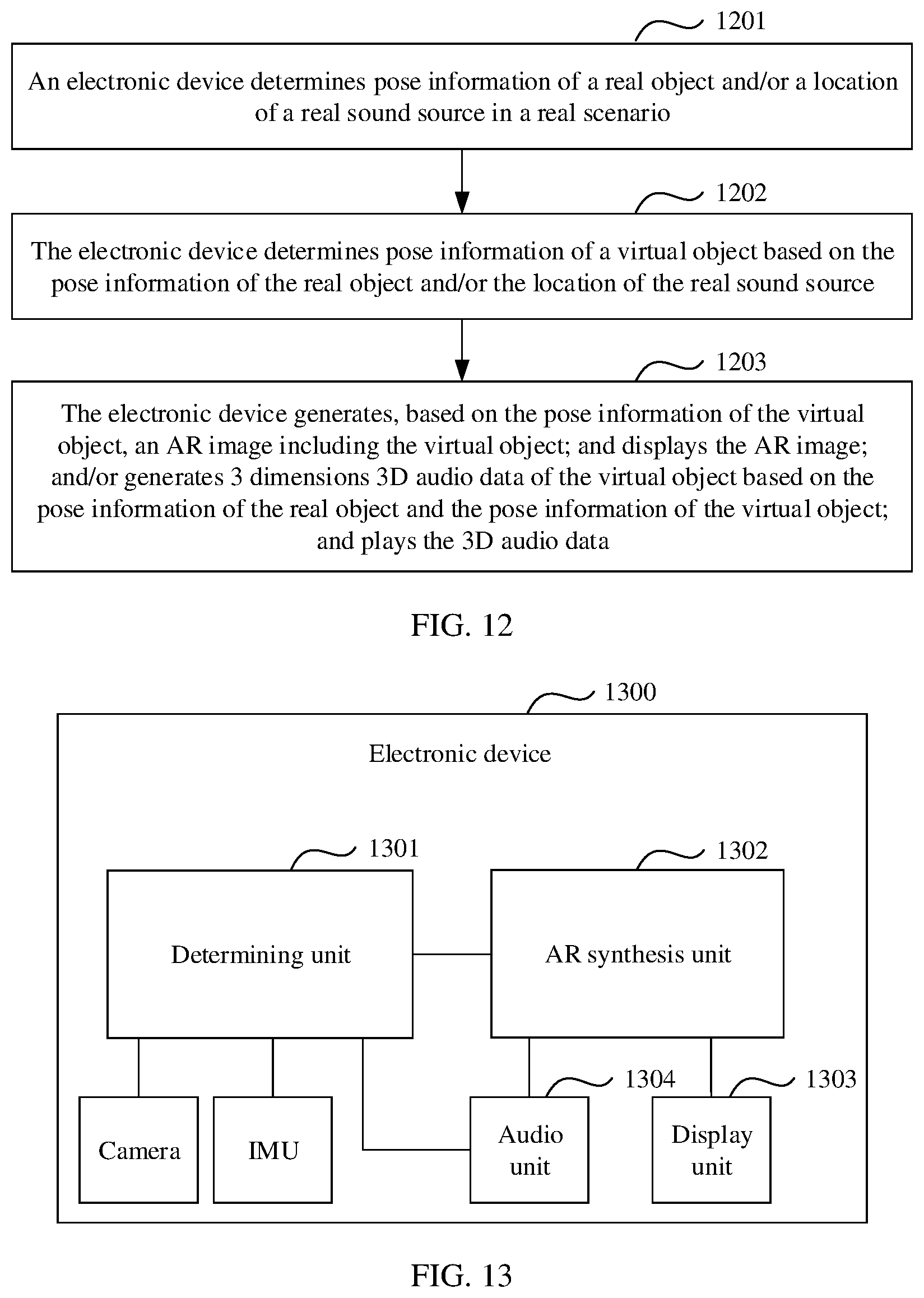Patent US12581262 Figure 13 – Augmented reality interaction method and electronic device