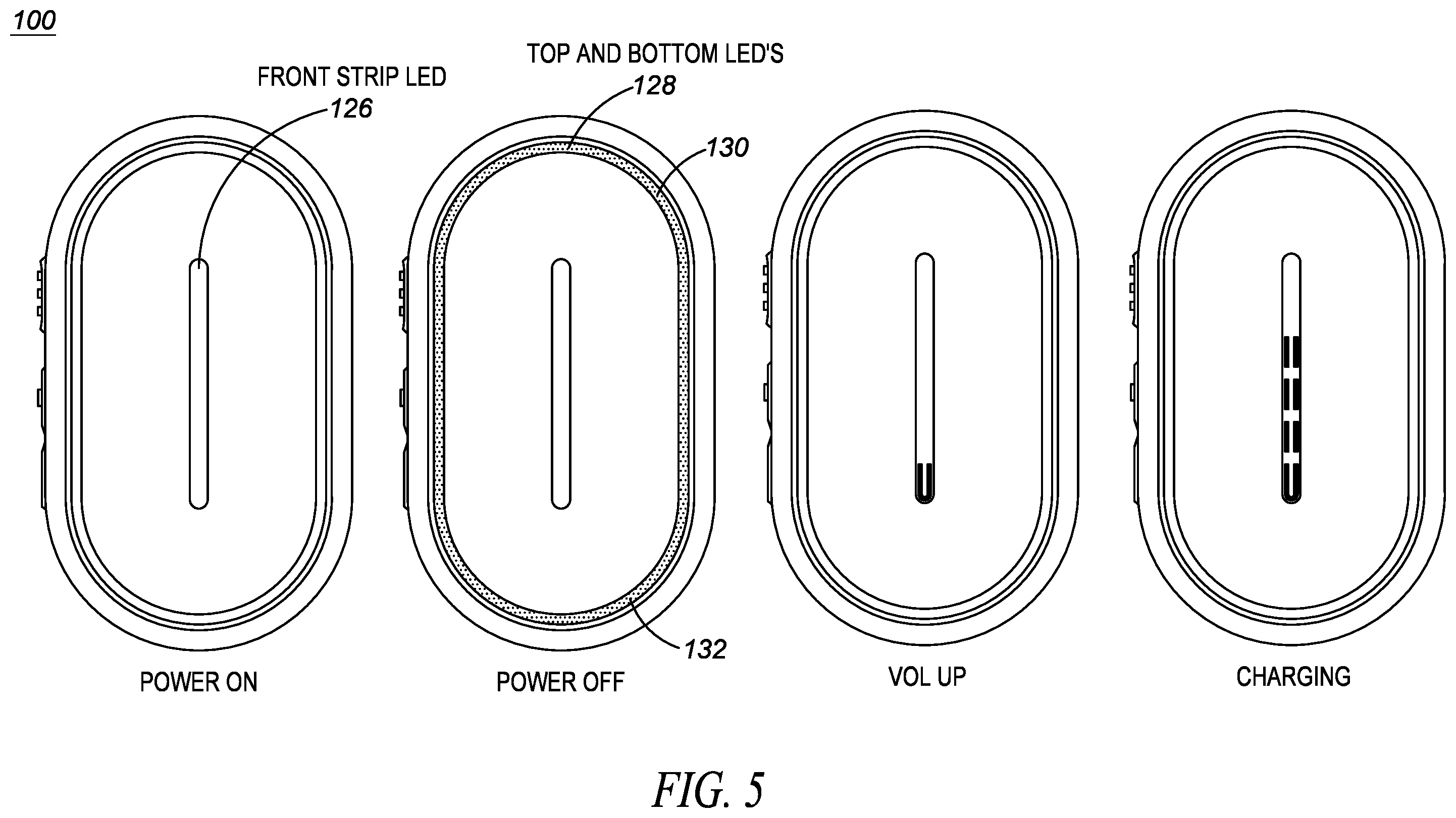 Patent US12581274 Figure 5 – Portable communication device